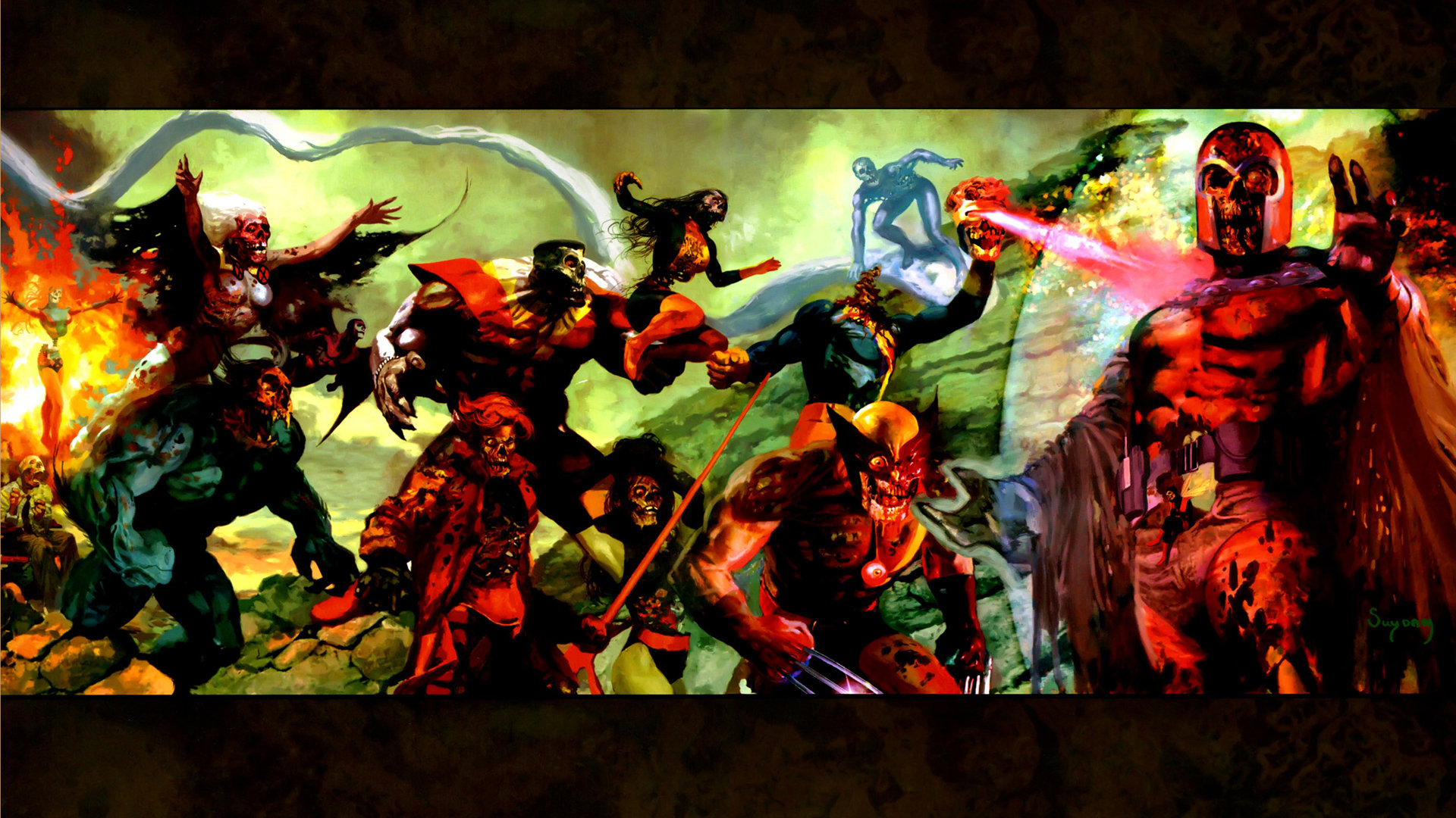 Awesome Marvel Zombies free background ID:34588 for full hd 1080p PC