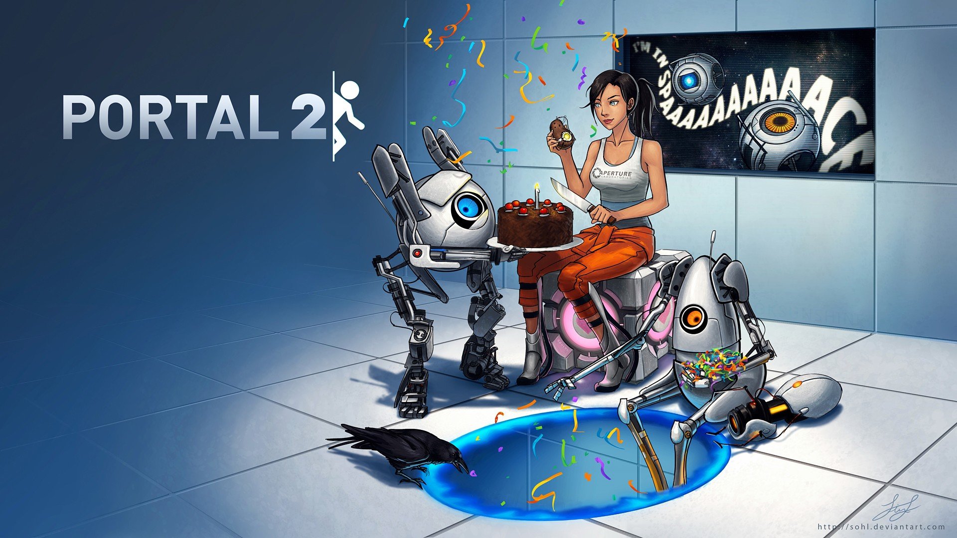 Download full hd Portal 2 computer background ID:320267 for free
