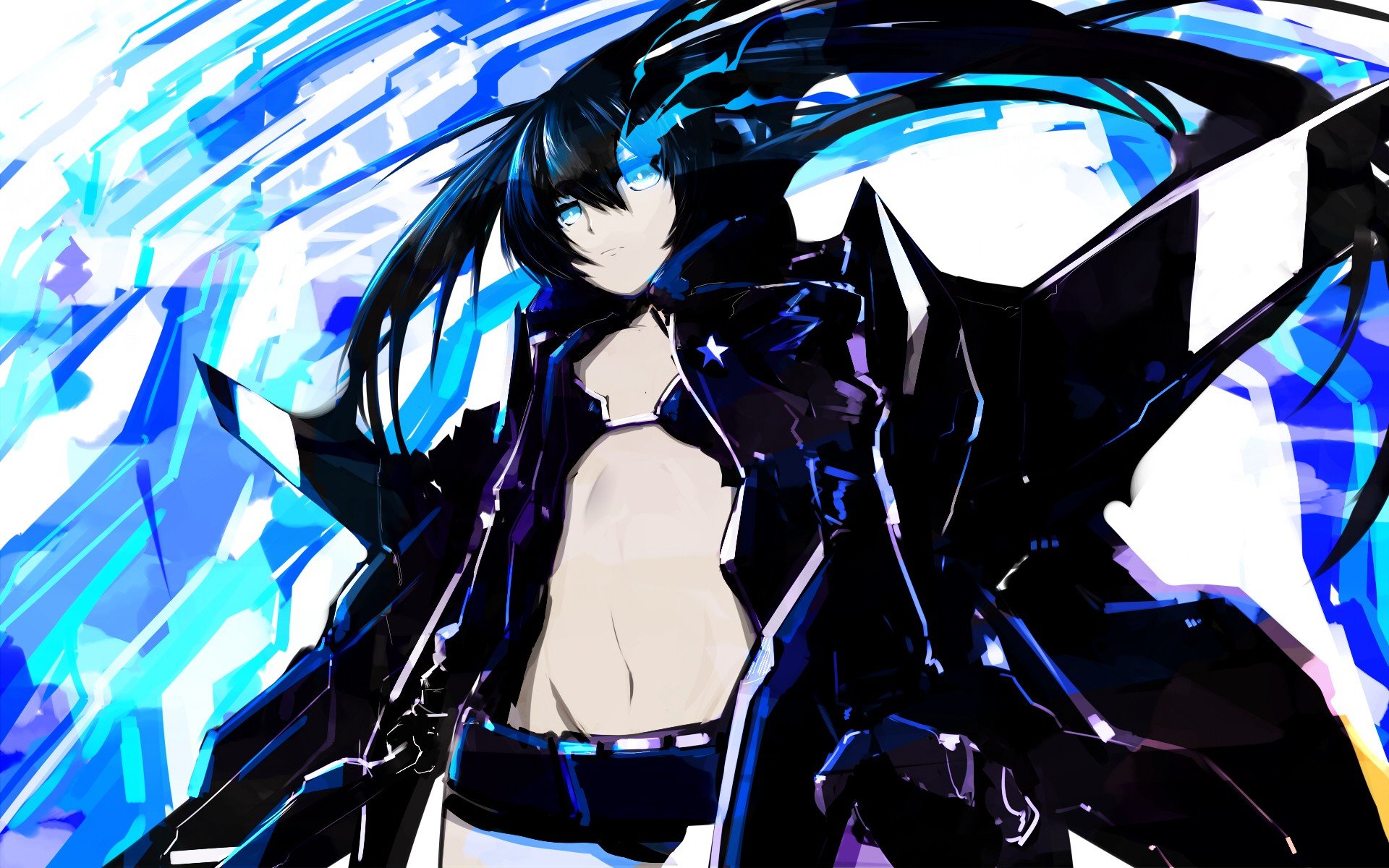 Free download Black Rock Shooter background ID:454548 hd 1920x1200 for PC