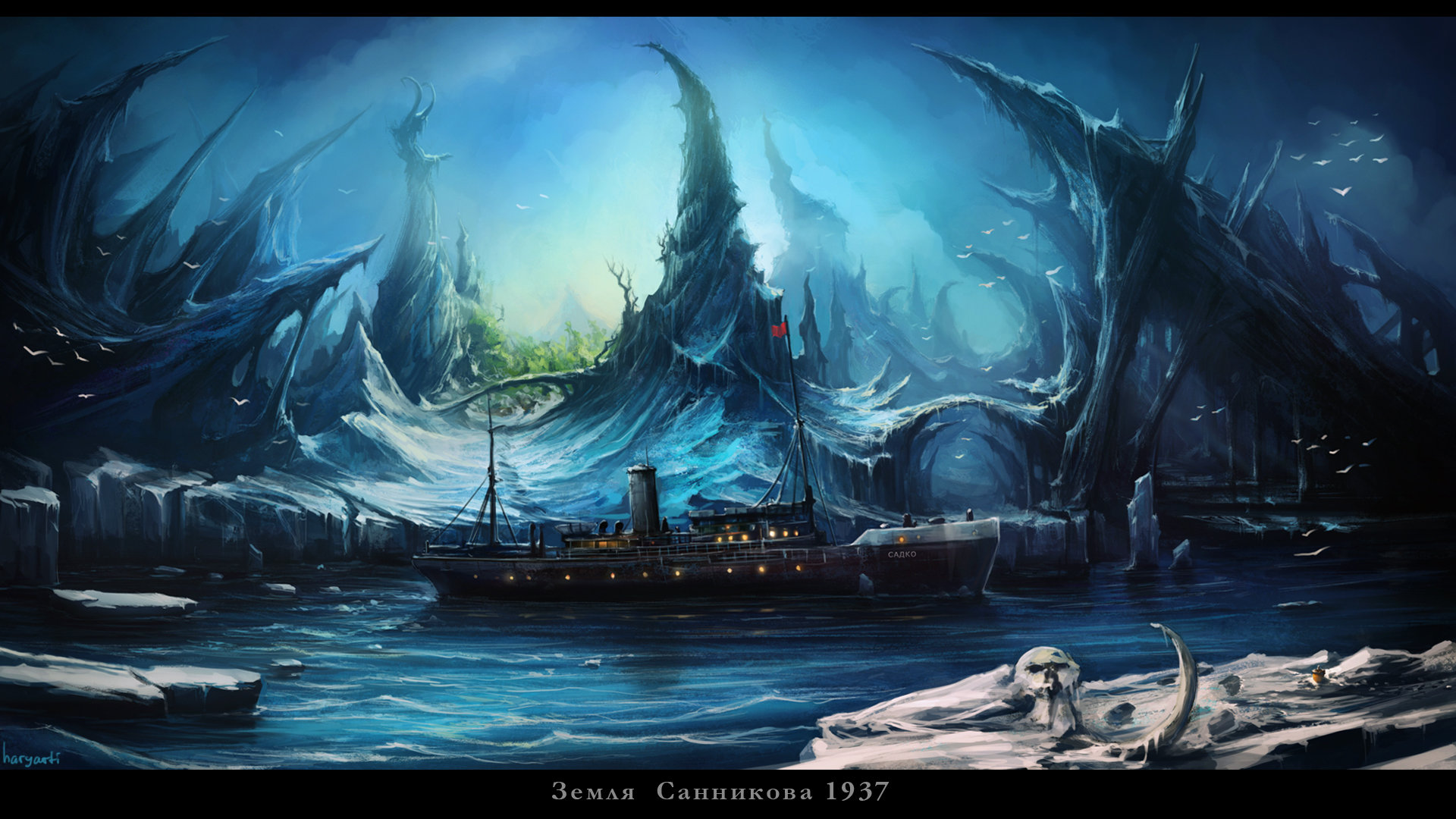 Free download Fantasy ship background ID:194898 full hd 1920x1080 for desktop