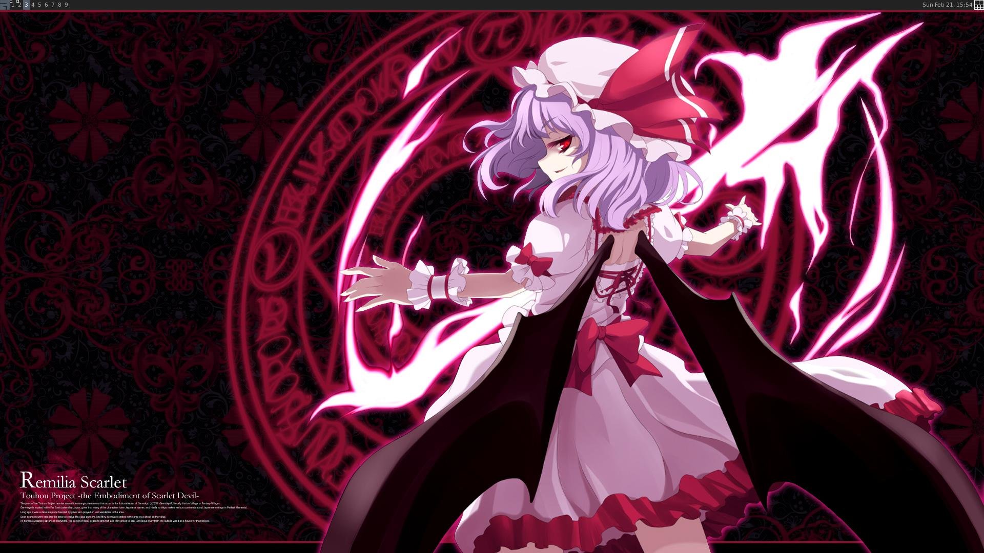 Download 1080p Remilia Scarlet computer background ID:220925 for free