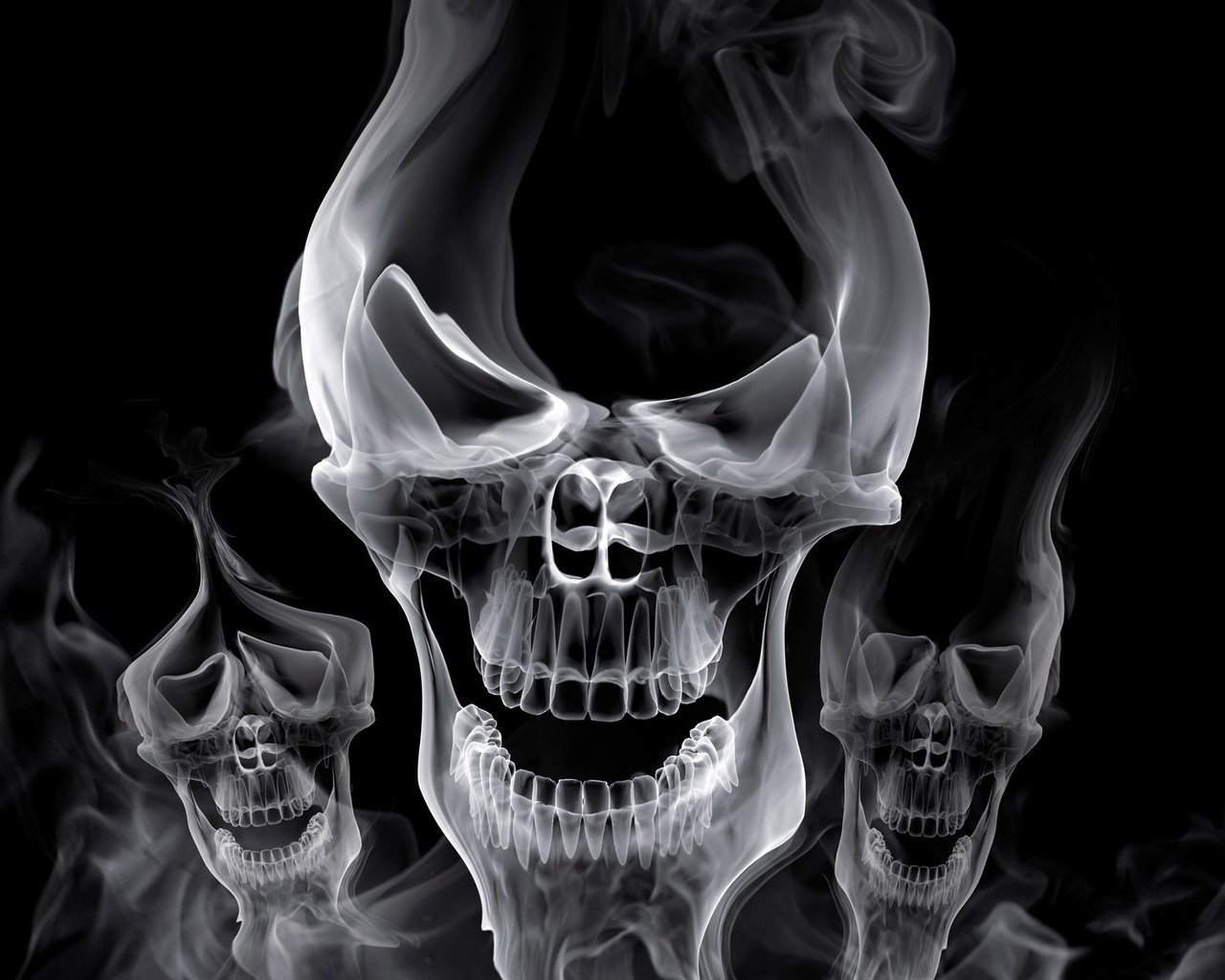 Free download Skull background ID:320478 hd 1280x1024 for PC