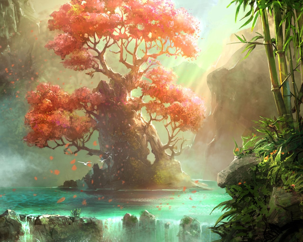 Awesome Fantasy landscape free wallpaper ID:143331 for hd 1280x1024 desktop