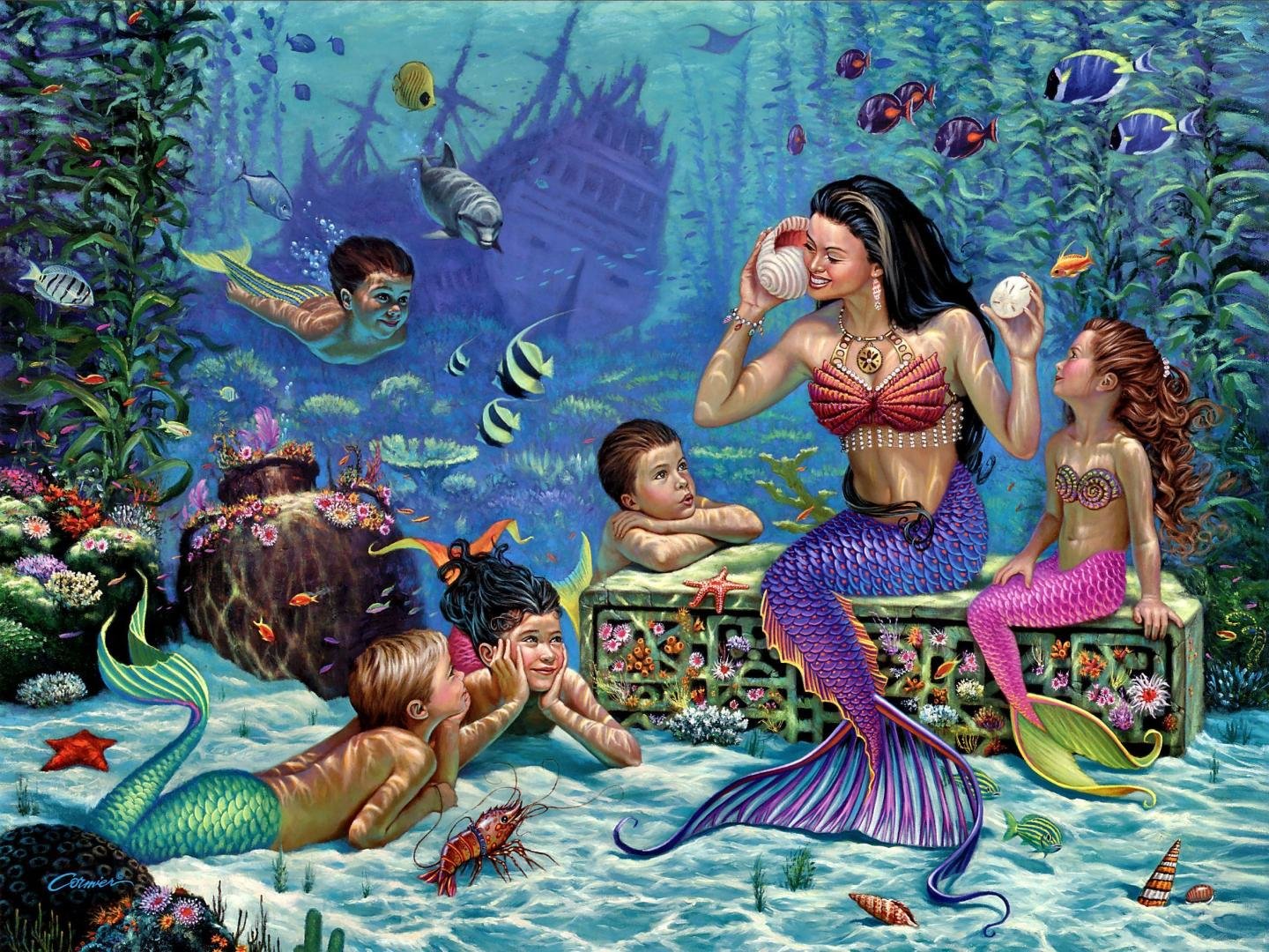Free download Mermaid wallpaper ID:329383 hd 1440x1080 for PC