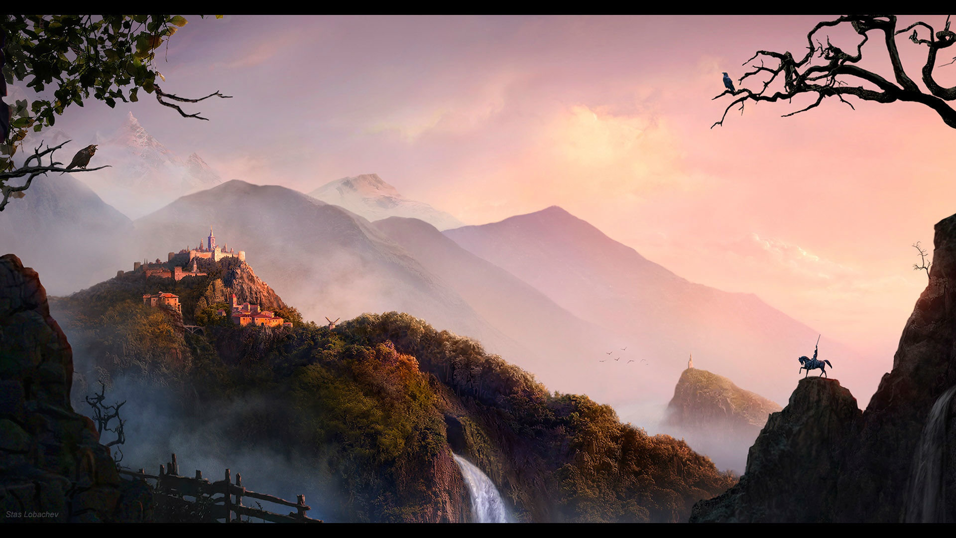 Fantasy landscape wallpapers 1920x1080 Full HD (1080p) desktop backgrounds