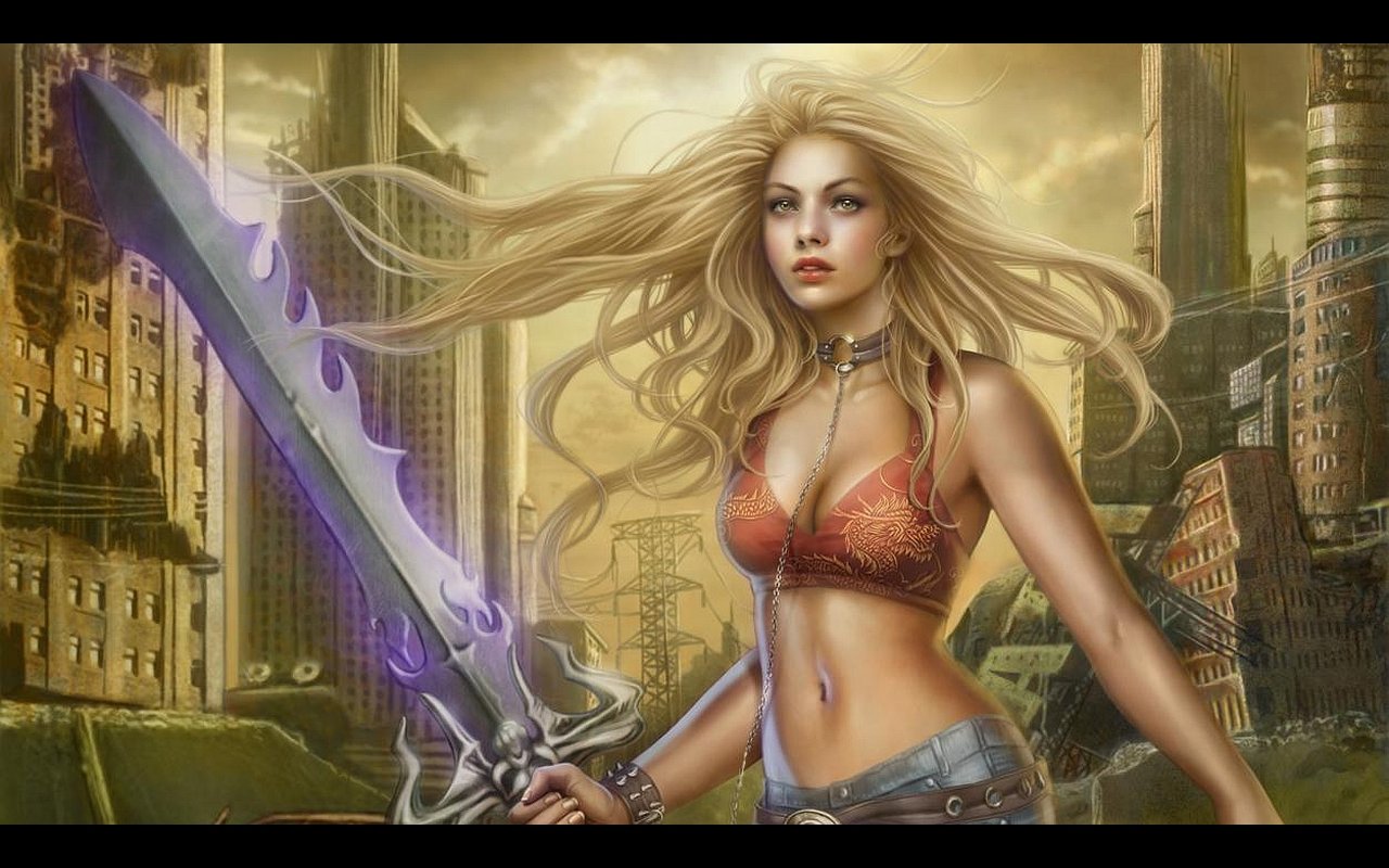 Download hd 1280x800 Fantasy women computer background ID:342771 for free