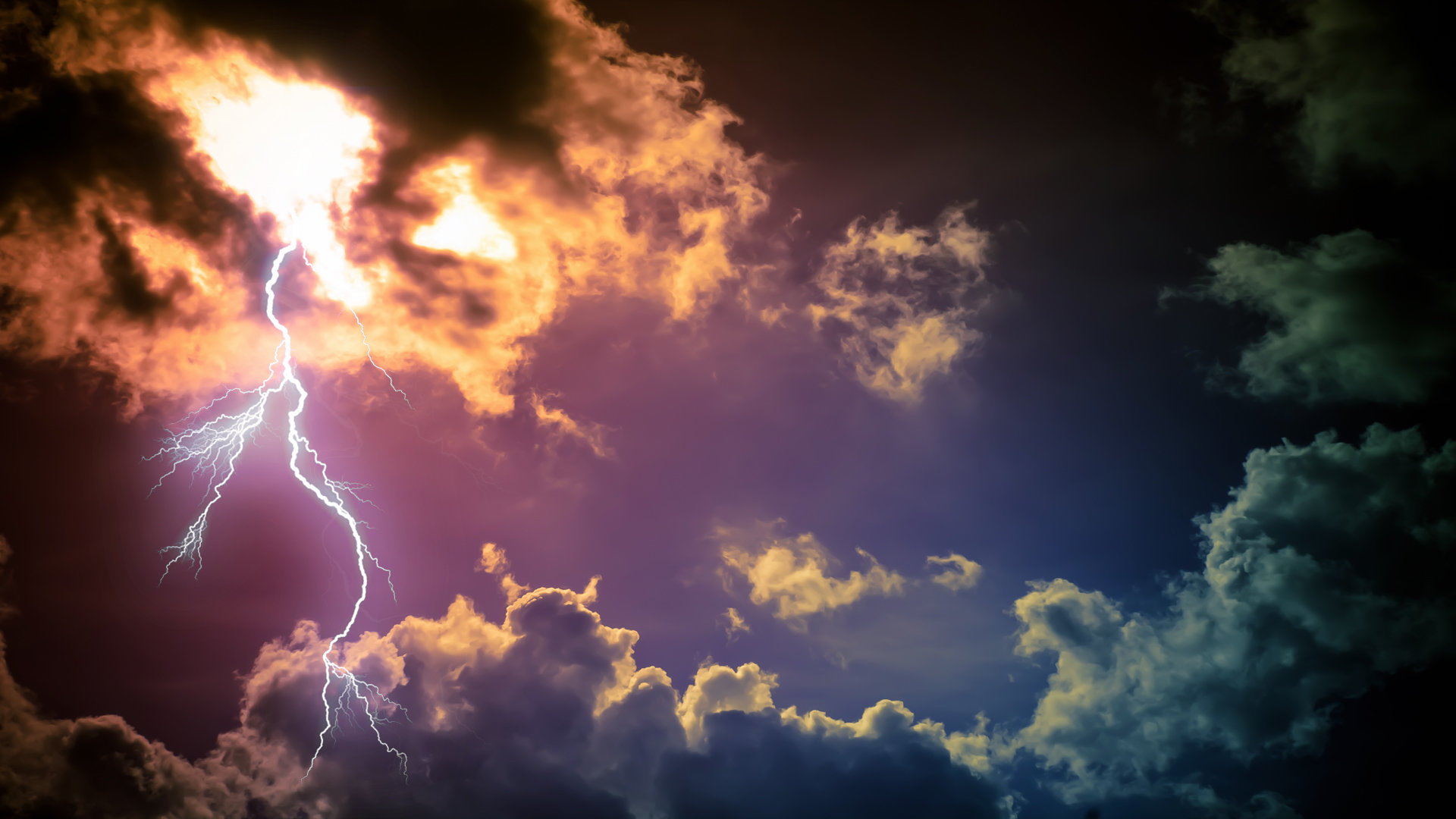 Awesome Lightning free background ID:214038 for hd 1920x1080 PC