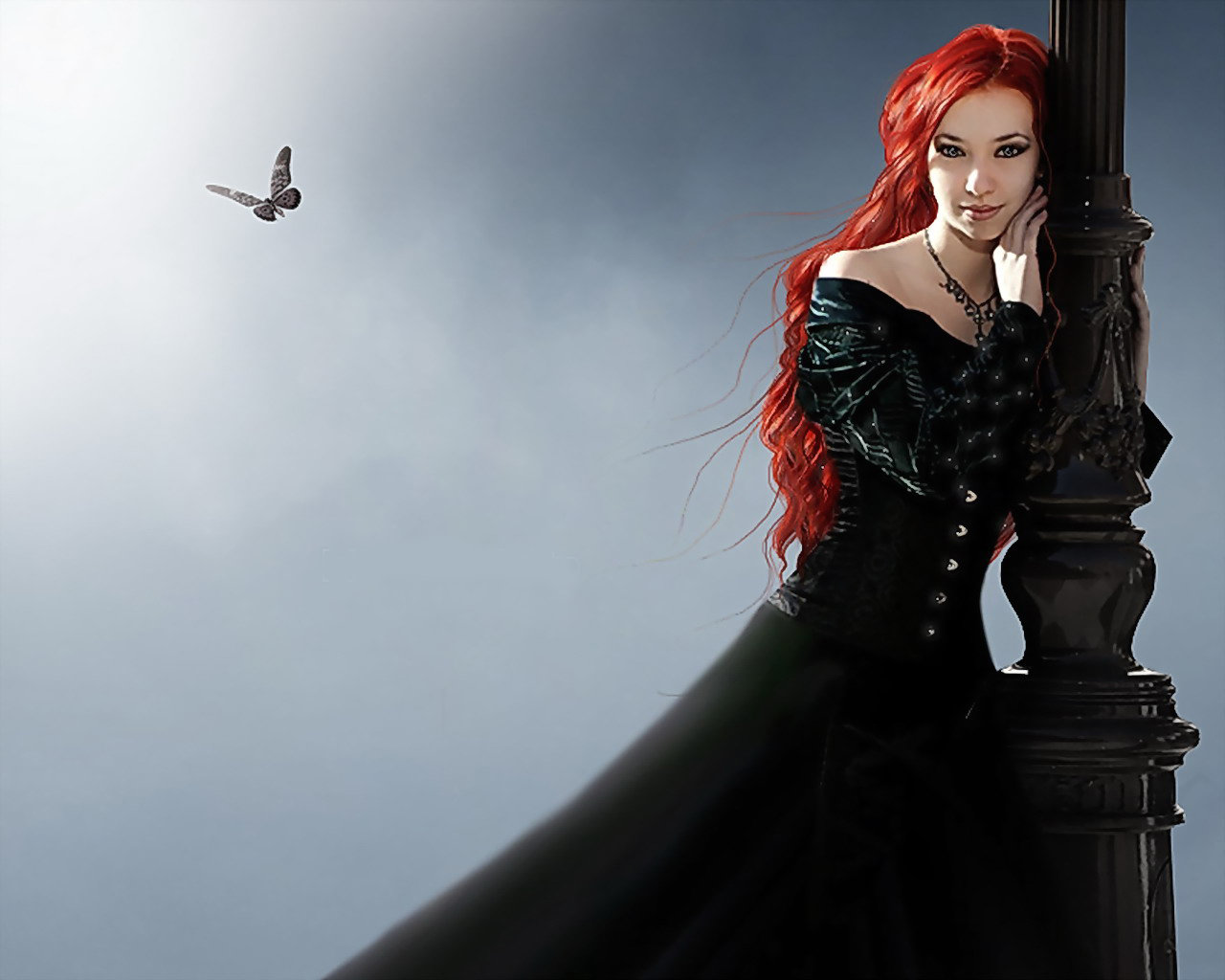 Free download Gothic Girls background ID:186274 hd 1280x1024 for PC