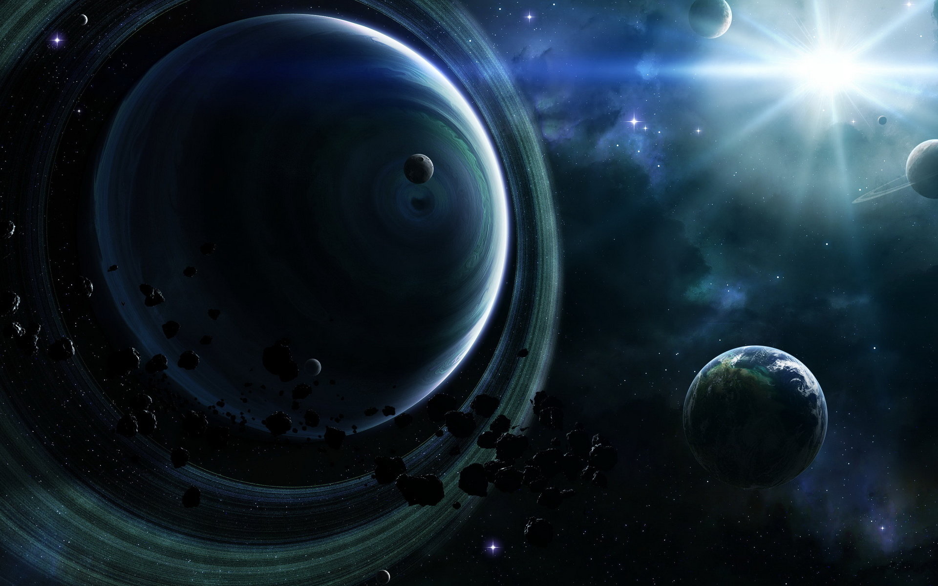 High resolution Planetary Ring hd 1920x1200 background ID:256456 for desktop