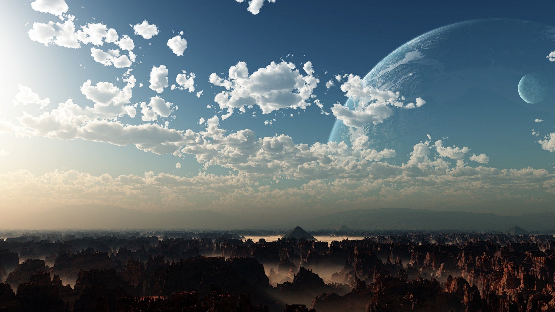 Free Sci Fi landscape high quality wallpaper ID:233169 for hd 1080p PC