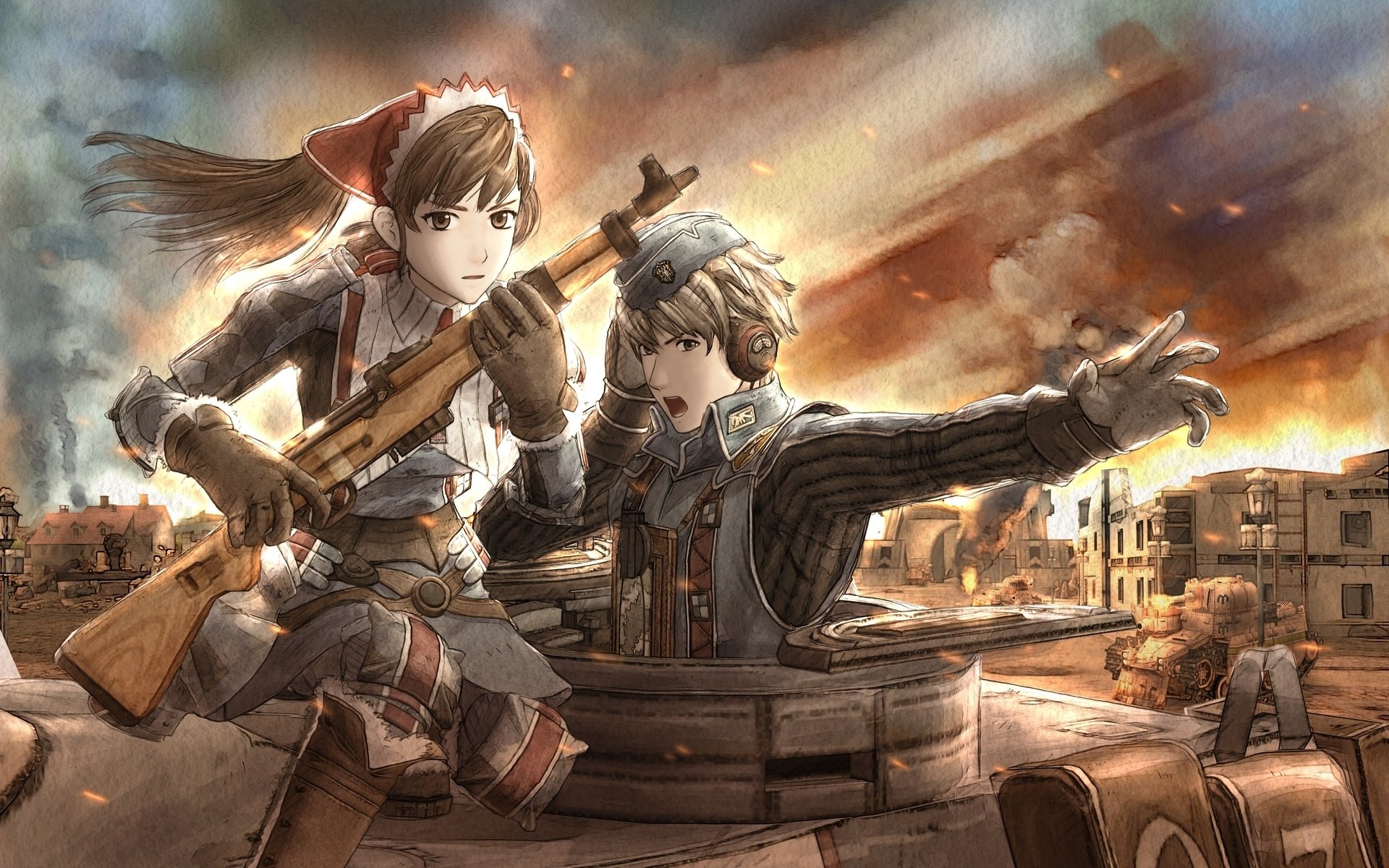 Download hd 1920x1200 Valkyria Chronicles computer background ID:190877 for free