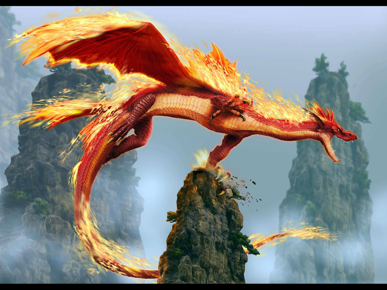 Download hd 1600x1200 Dragon computer background ID:146980 for free
