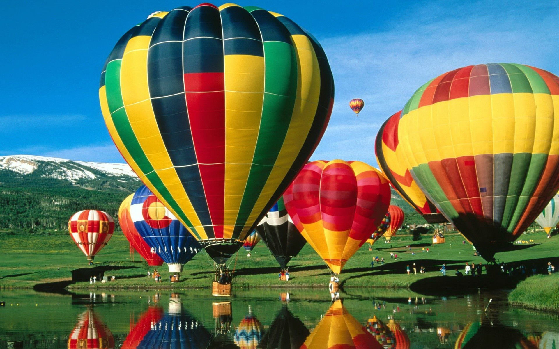 Free Hot Air Balloon high quality background ID:478510 for hd 1920x1200 computer