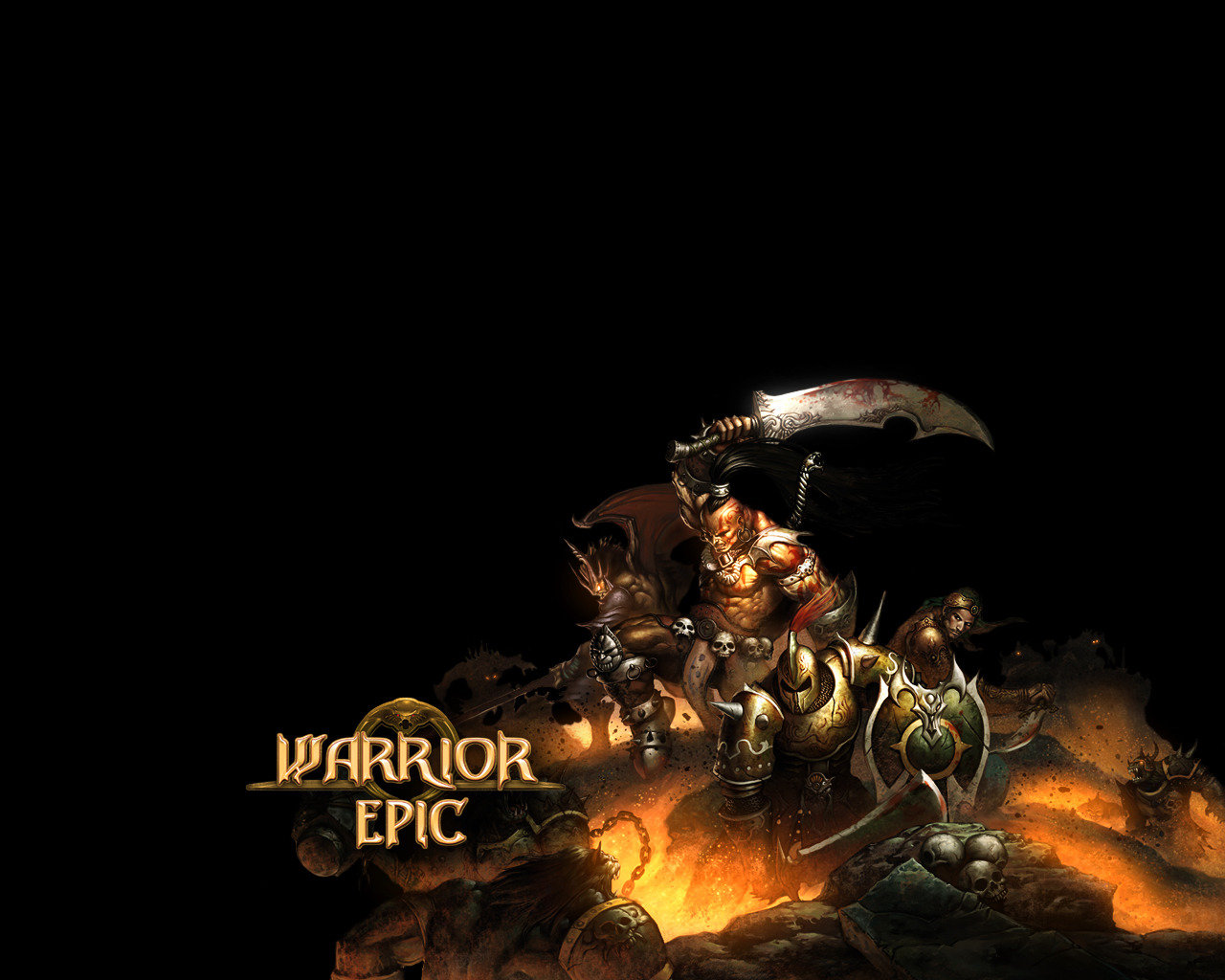 Download hd 1280x1024 Warrior Epic desktop background ID:25080 for free