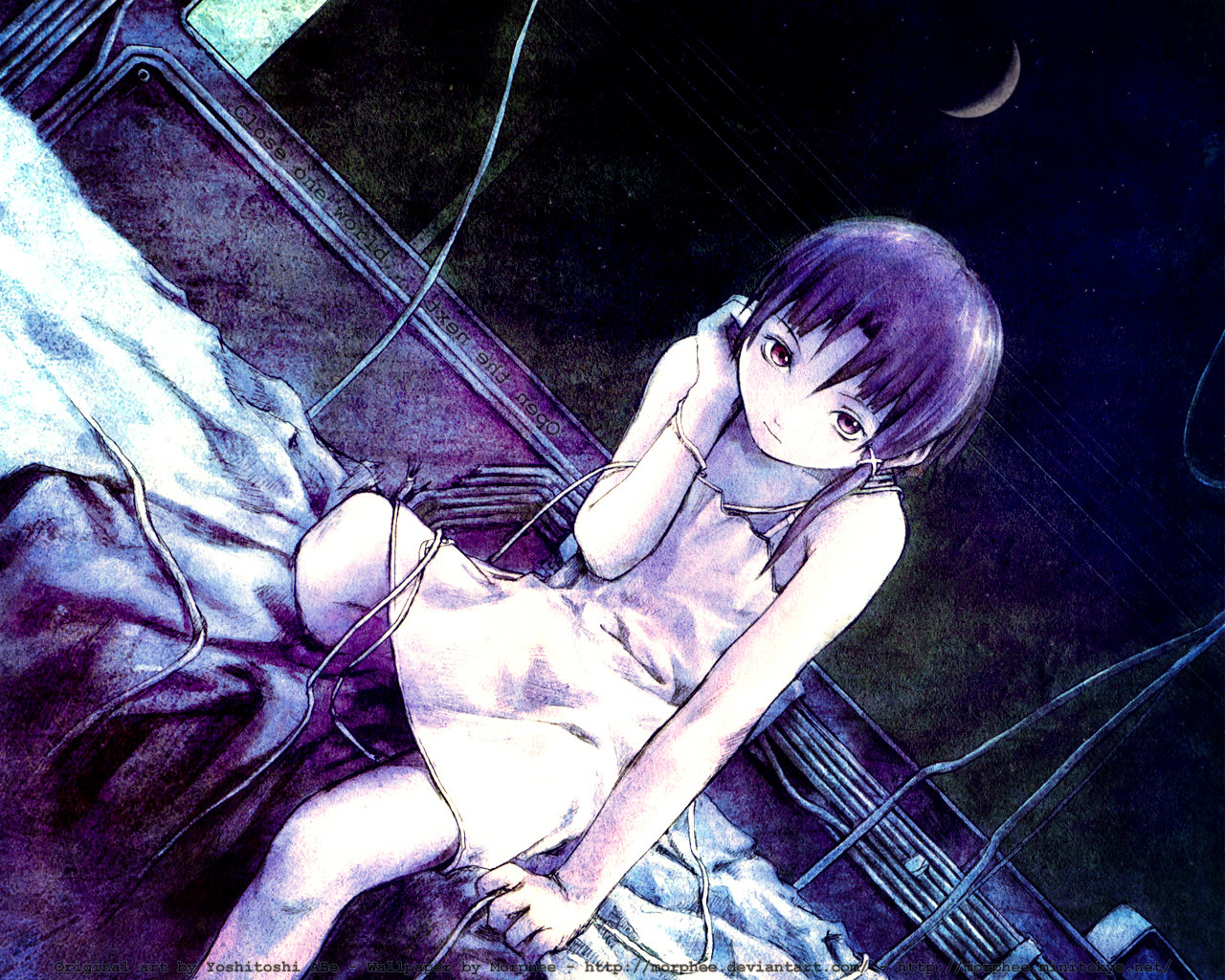 Awesome Serial Experiments Lain free background ID:127917 for hd 1280x1024 desktop