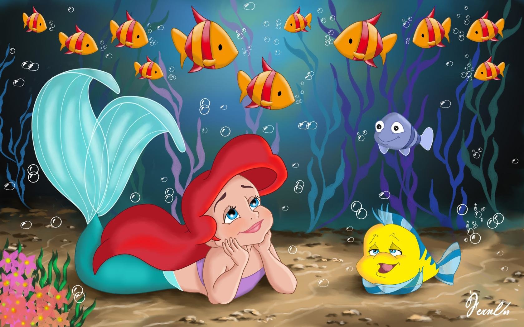 Free download Little Mermaid background ID:321487 hd 1680x1050 for PC