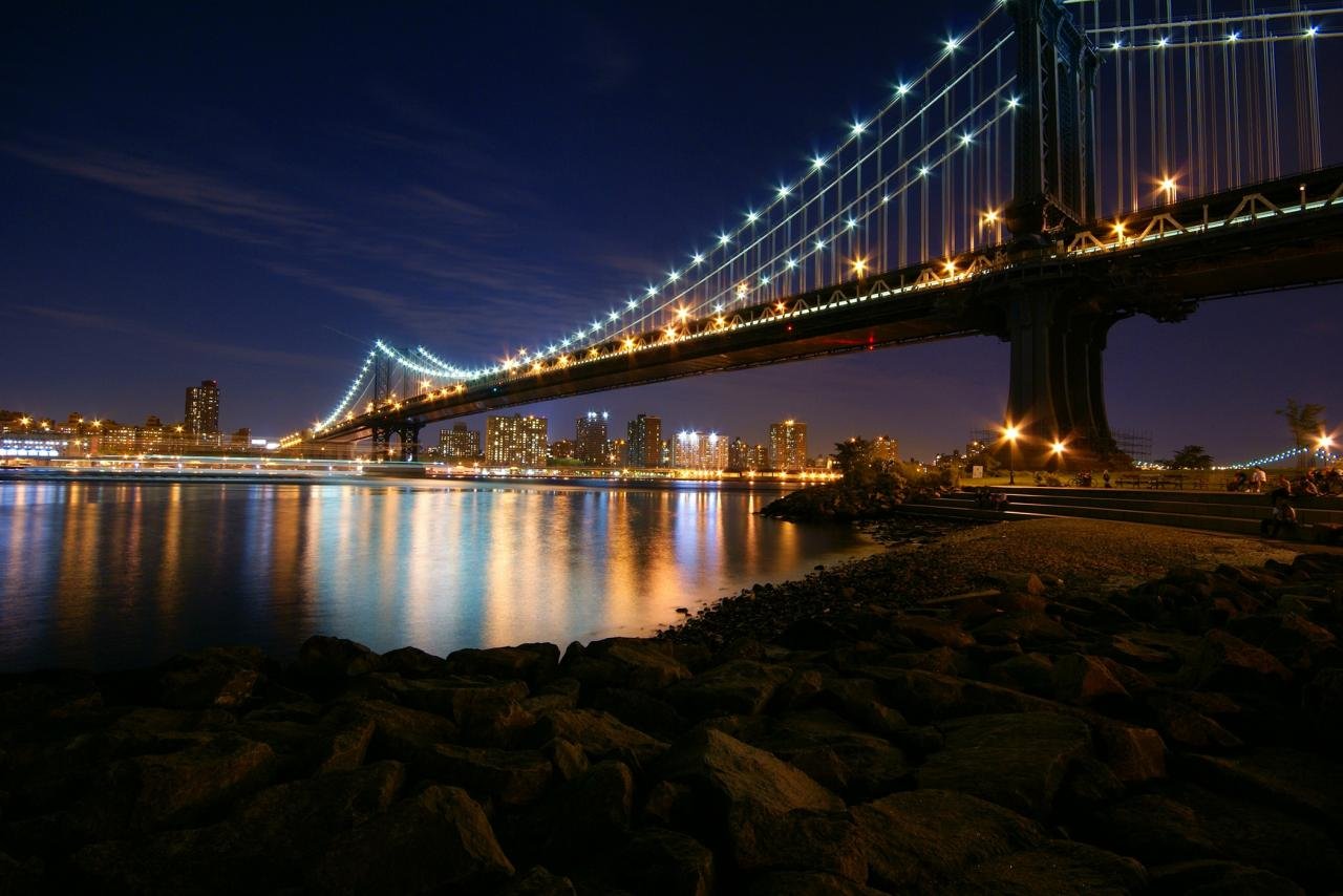 Awesome Manhattan Bridge free background ID:476092 for hd 1280x854 desktop