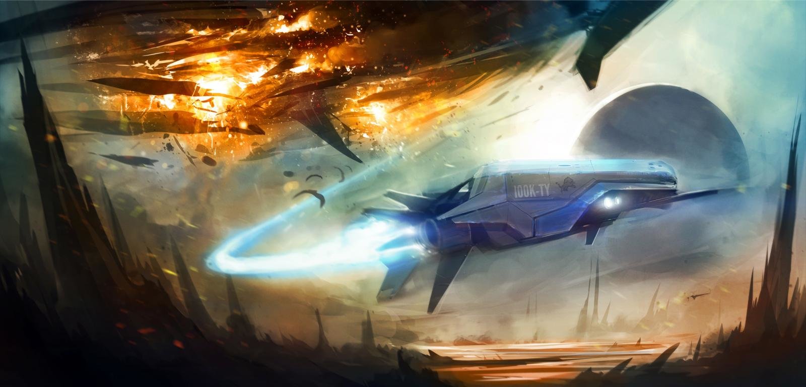 Free Spaceship high quality background ID:184159 for hd 1600x768 desktop