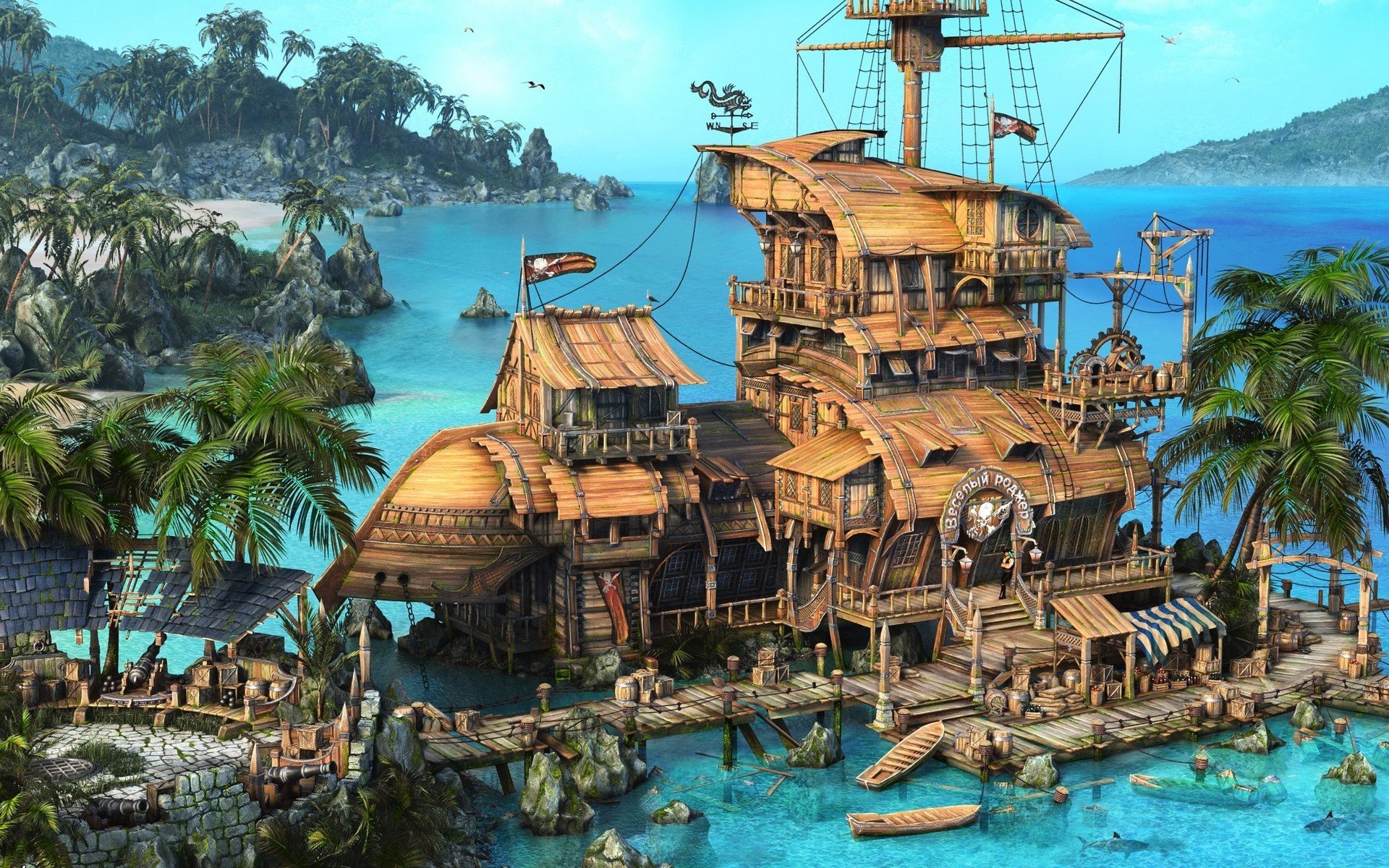High resolution Pirate hd 1920x1200 background ID:328513 for desktop