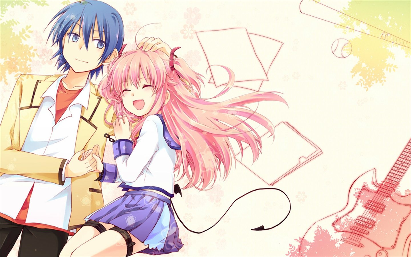 High resolution Yui (Angel Beats!) hd 1440x900 background ID:235380 for computer