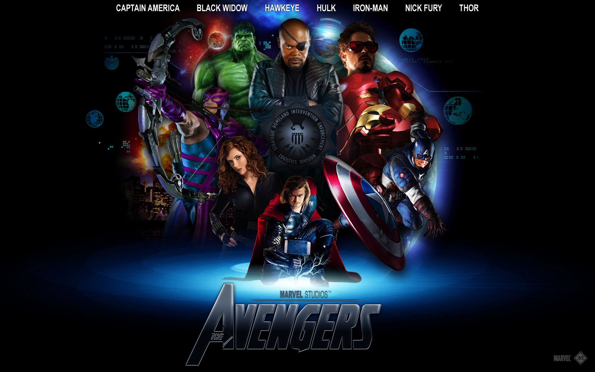 Awesome The Avengers free wallpaper ID:347404 for hd 1920x1200 computer