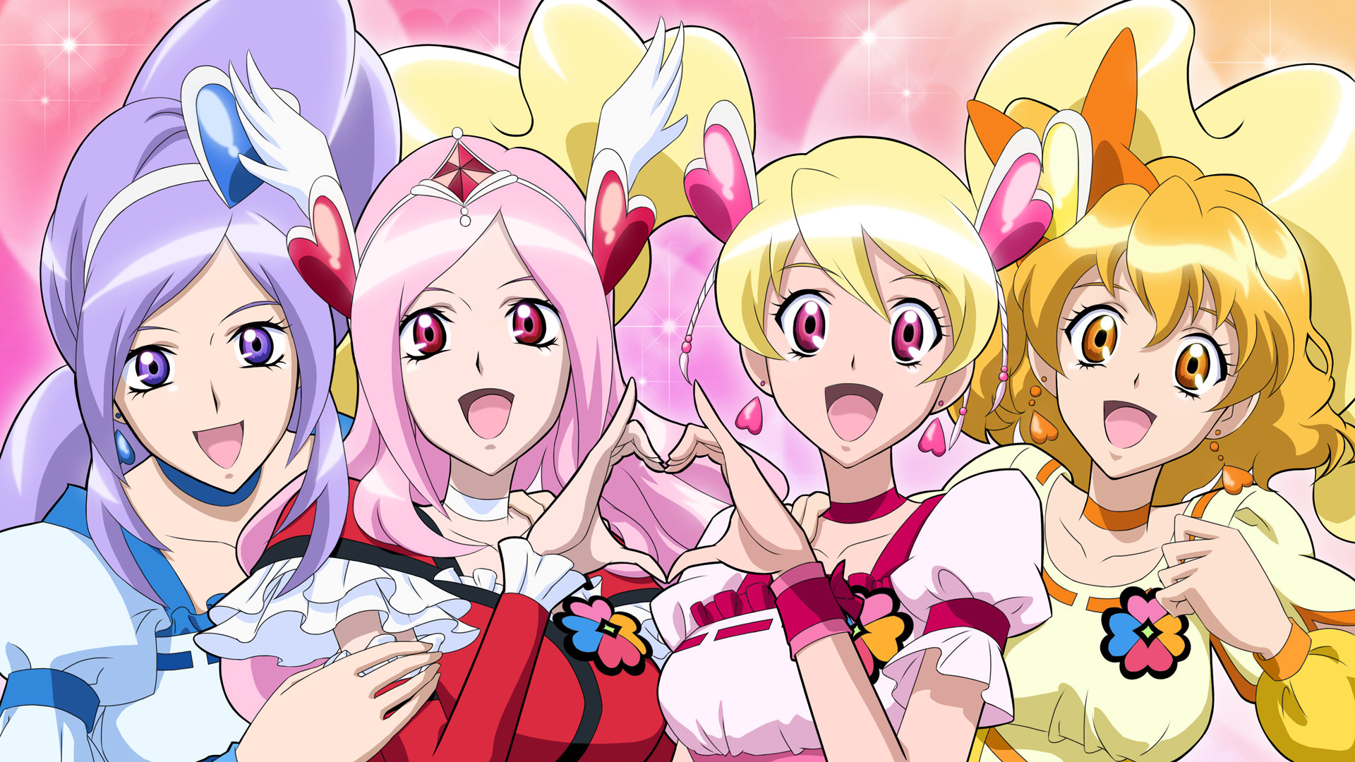 Best Pretty Cure! background ID:104216 for High Resolution full hd PC