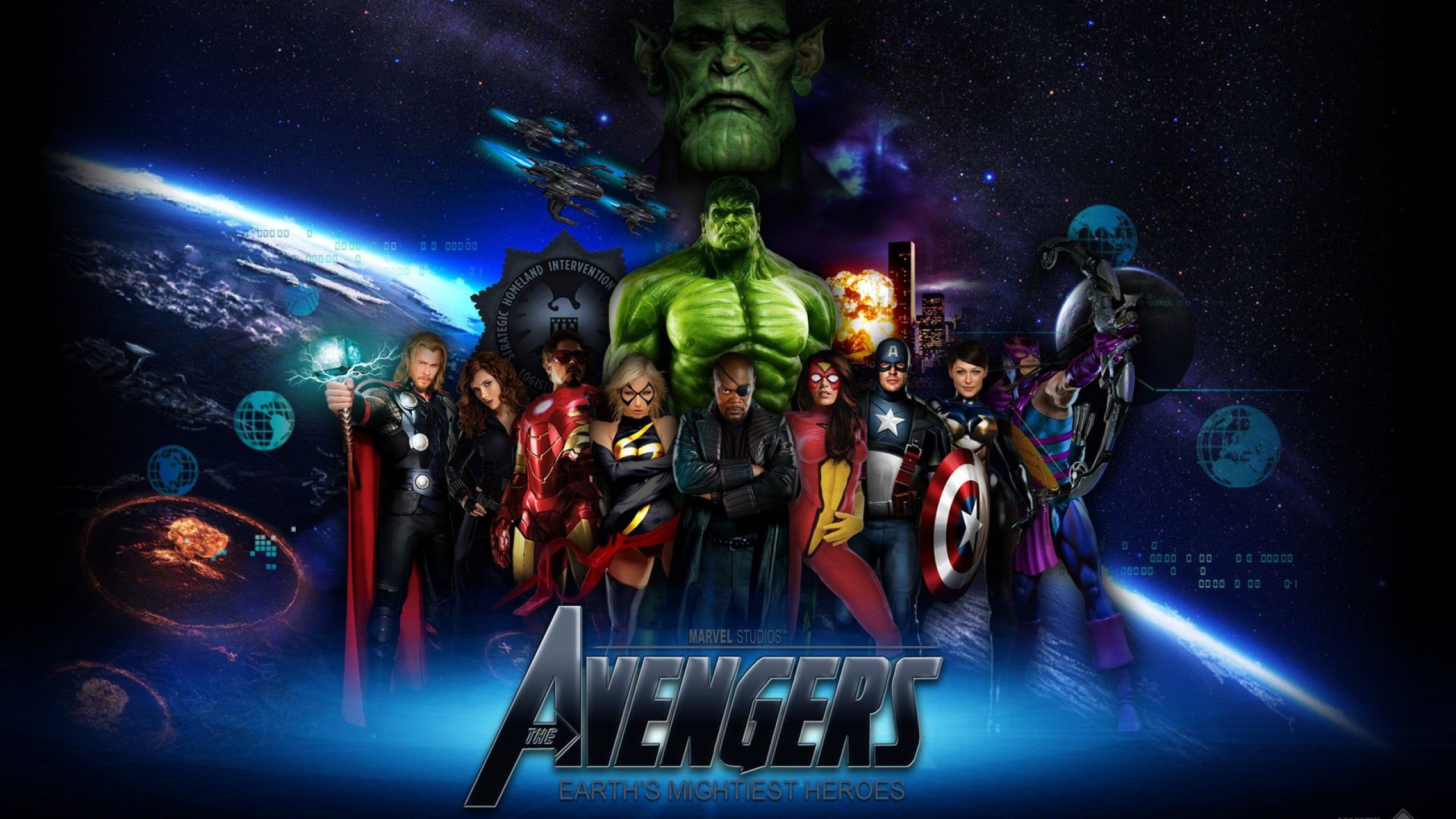 Awesome The Avengers free wallpaper ID:347455 for hd 2560x1440 computer