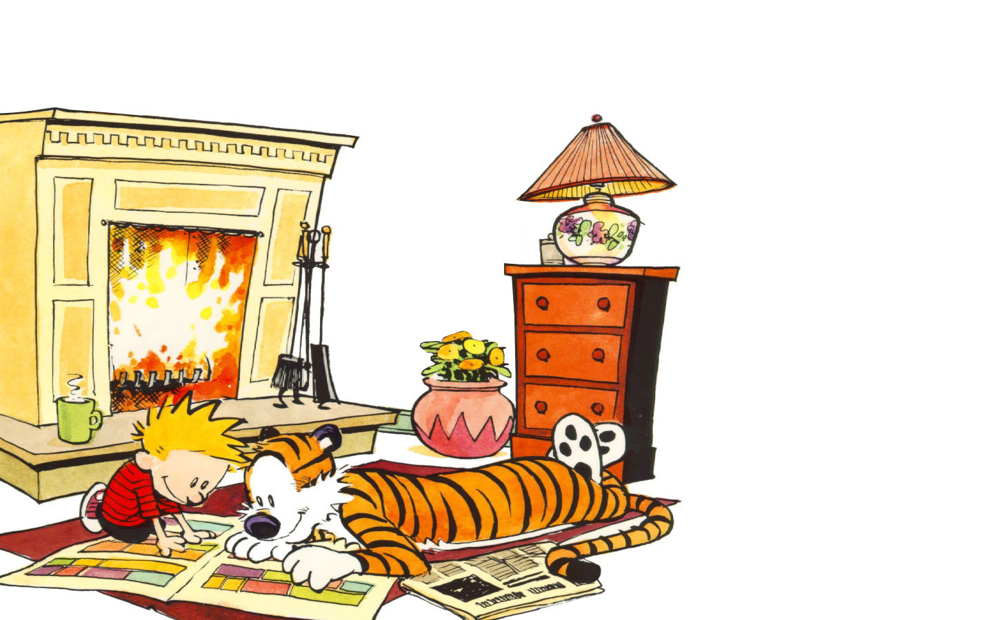 Free Calvin and Hobbes high quality background ID:211515 for hd 1440x900 desktop