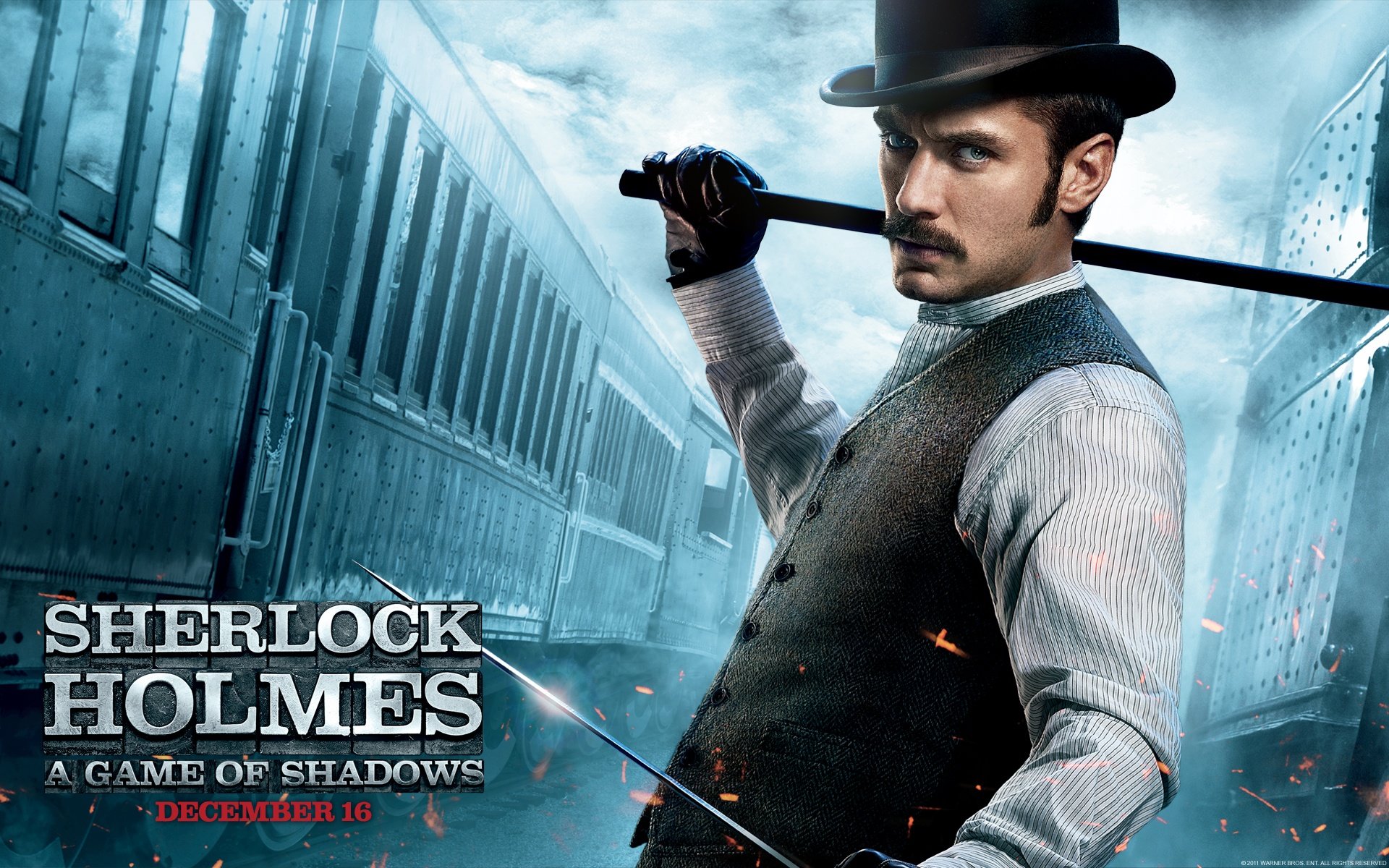 Free download Sherlock Holmes: A Game Of Shadows wallpaper ID:397907 hd 1920x1200 for PC