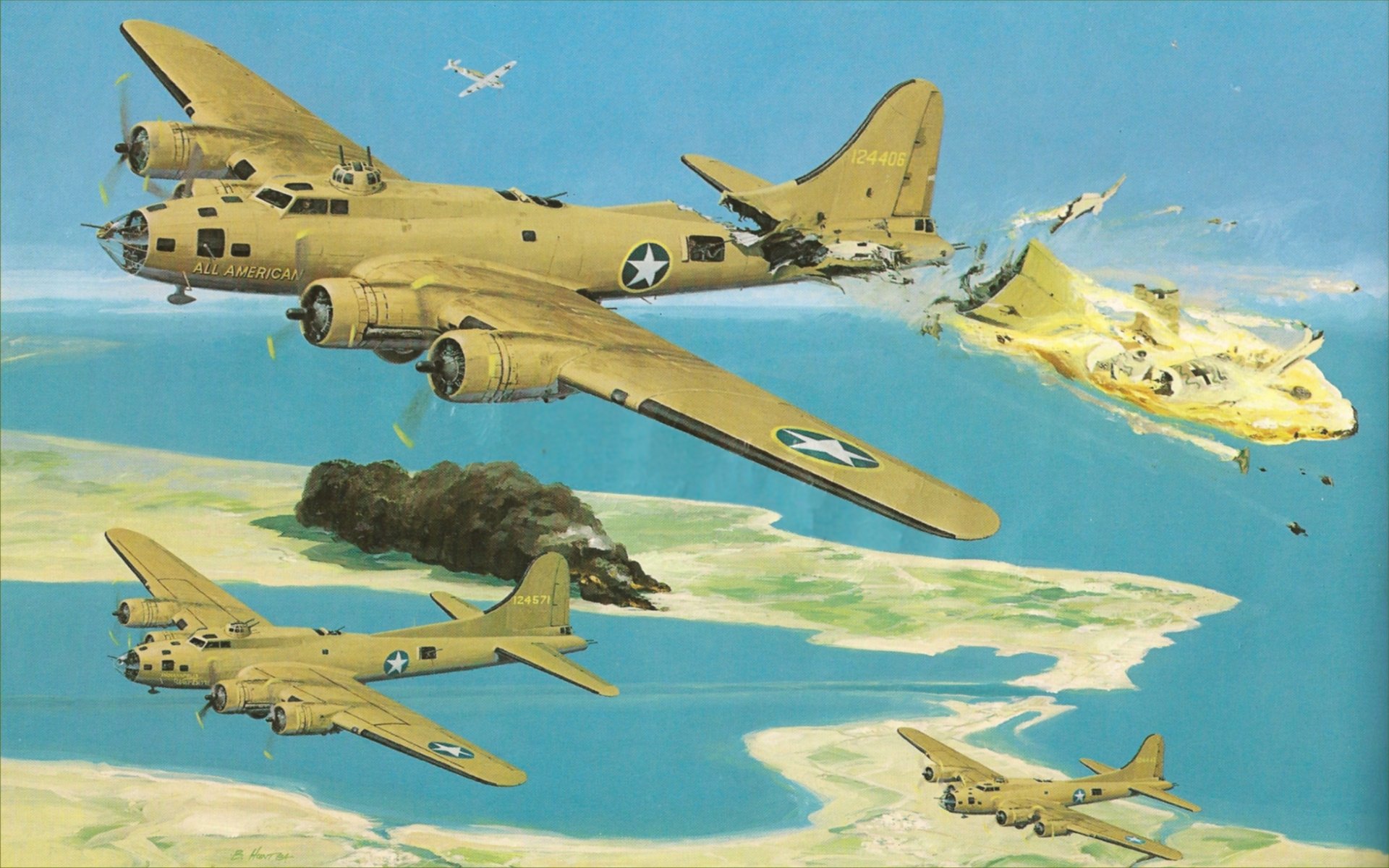Free download Boeing B-17 Flying Fortress background ID:214157 hd 1920x1200 for desktop