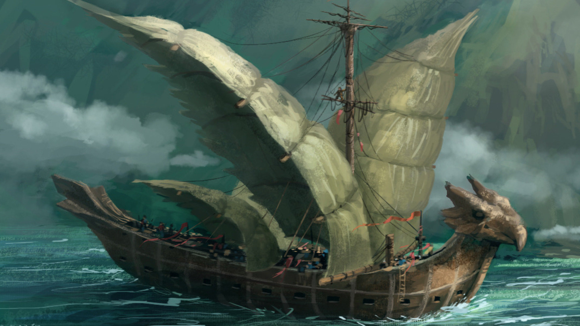 Best Fantasy ship wallpaper ID:194858 for High Resolution hd 1080p computer