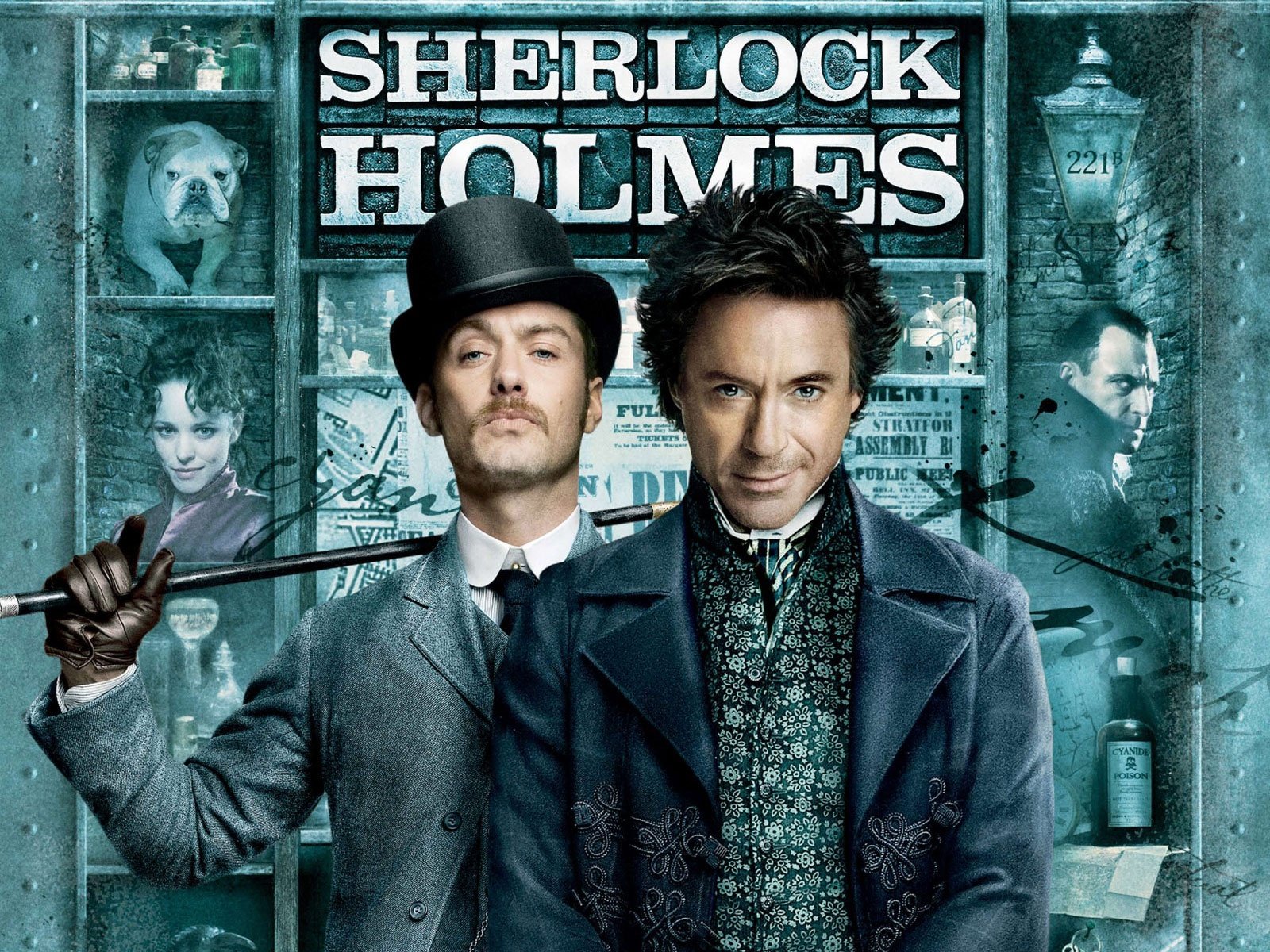 High resolution Sherlock Holmes movie hd 1600x1200 background ID:47028 for computer