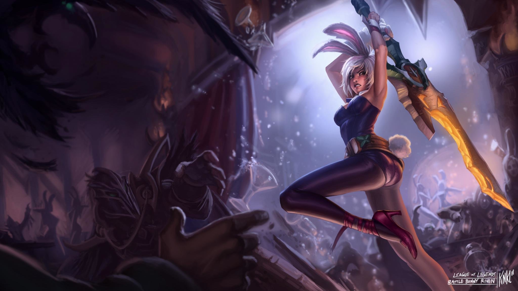 Free Riven League Of Legends High Quality Background Id 171512 For Hd 2048x1152 Pc