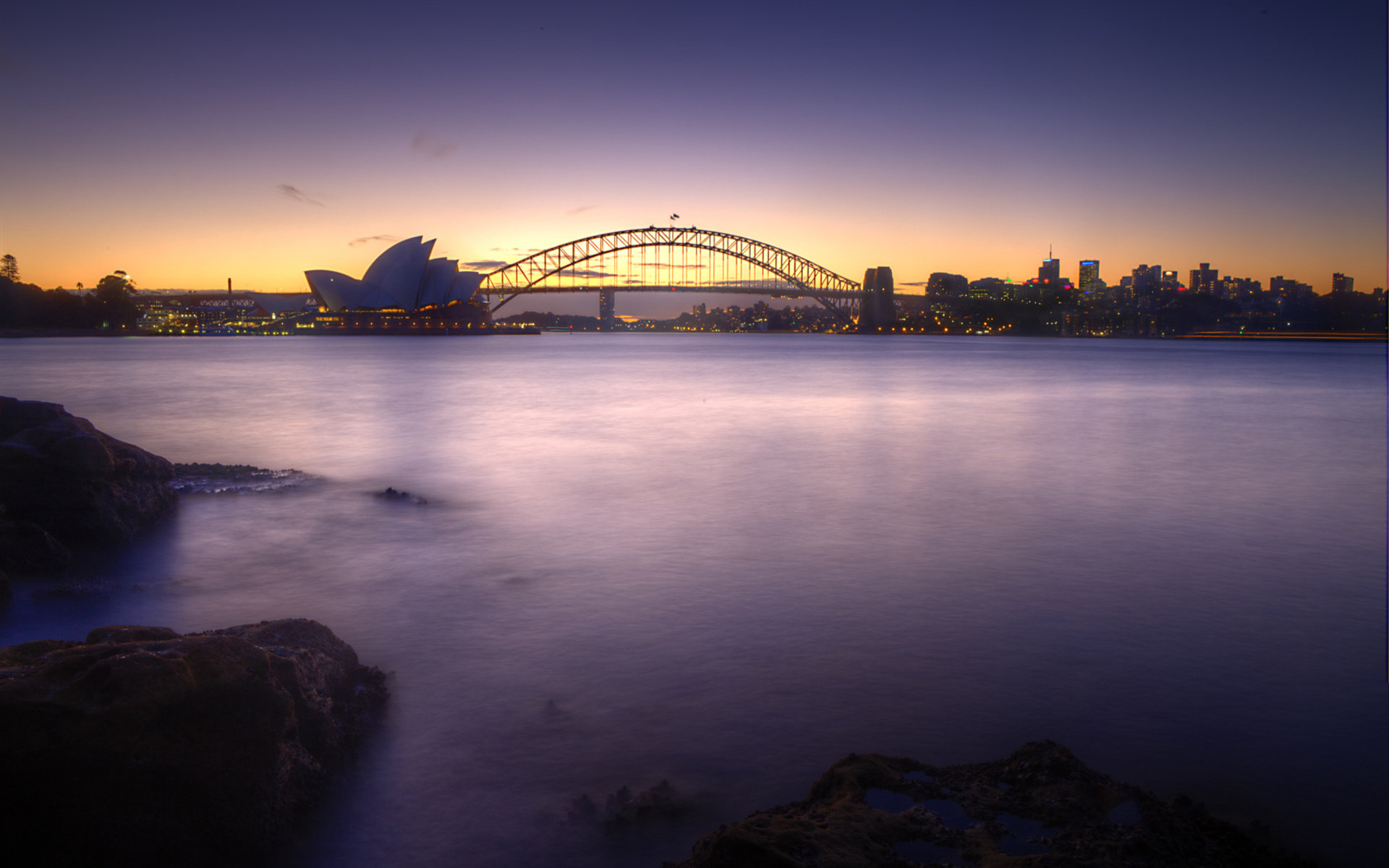 Free Sydney Harbour Bridge high quality background ID:484902 for hd 1920x1200 computer
