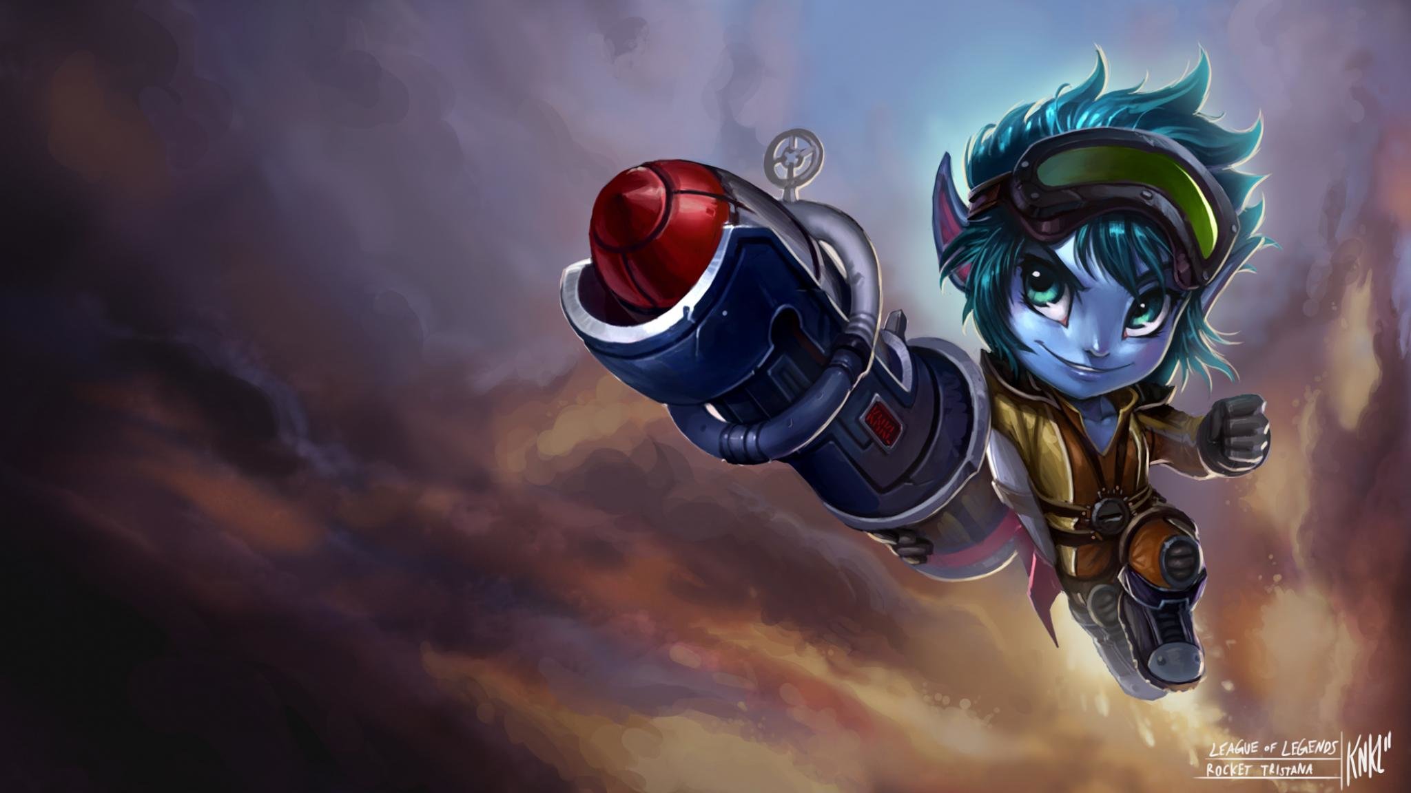 Free download Tristana (League Of Legends) wallpaper ID:173381 hd 2048x1152 for PC