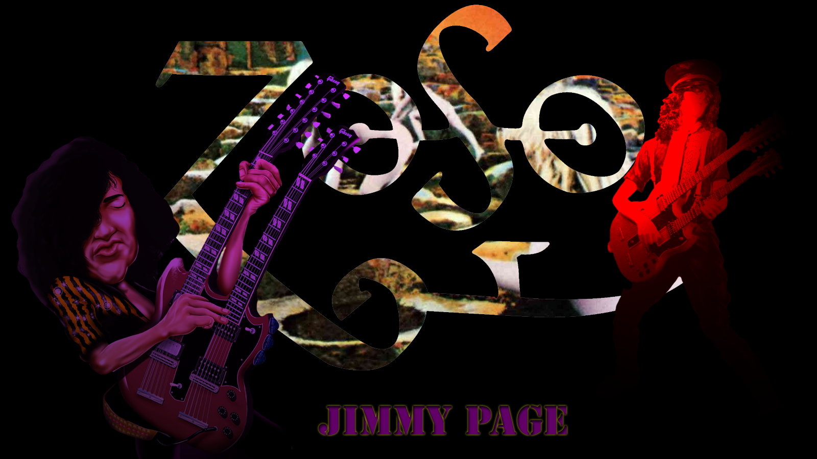 Free Jimmy Page high quality background ID:294399 for hd 1600x900 PC