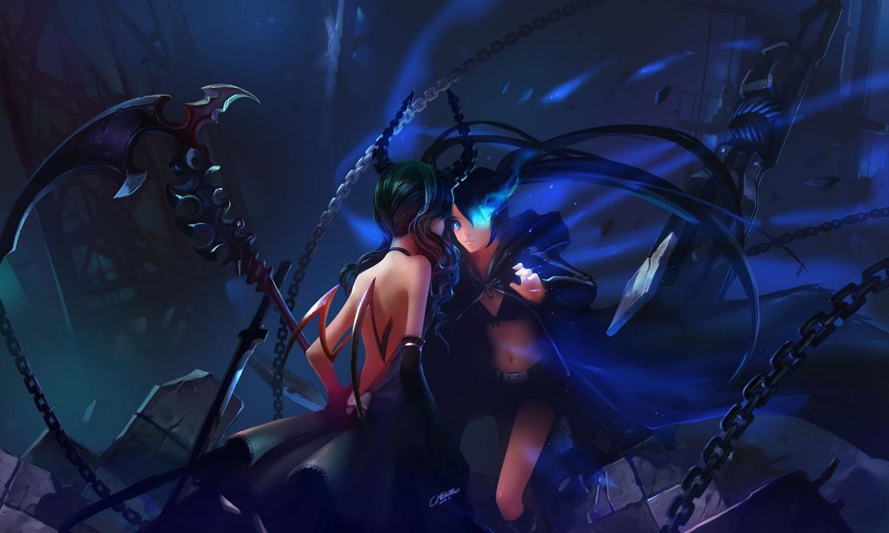 Free Dead Master (Black Rock Shooter) high quality background ID:454552 for hd 1280x768 computer