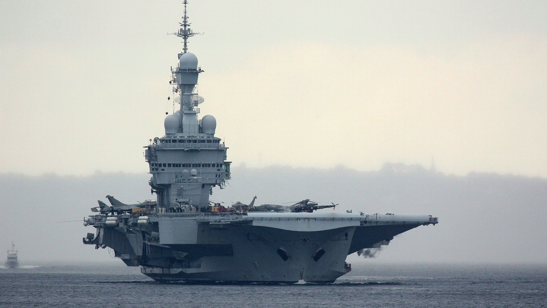 Free French Aircraft Carrier Charles De Gaulle (R91) high quality wallpaper ID:139816 for hd 1080p computer