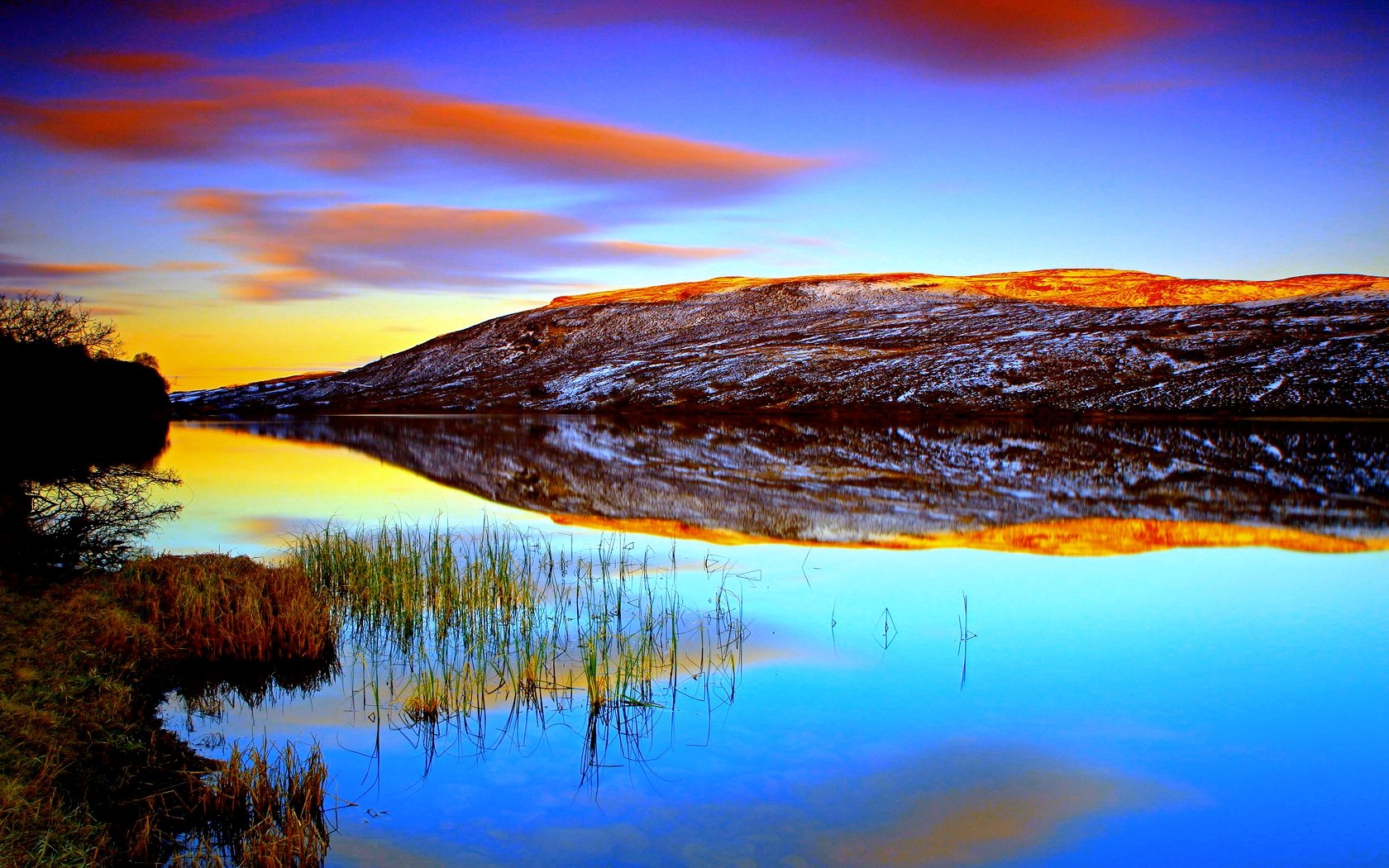 Free download Reflection background ID:218156 hd 1680x1050 for PC