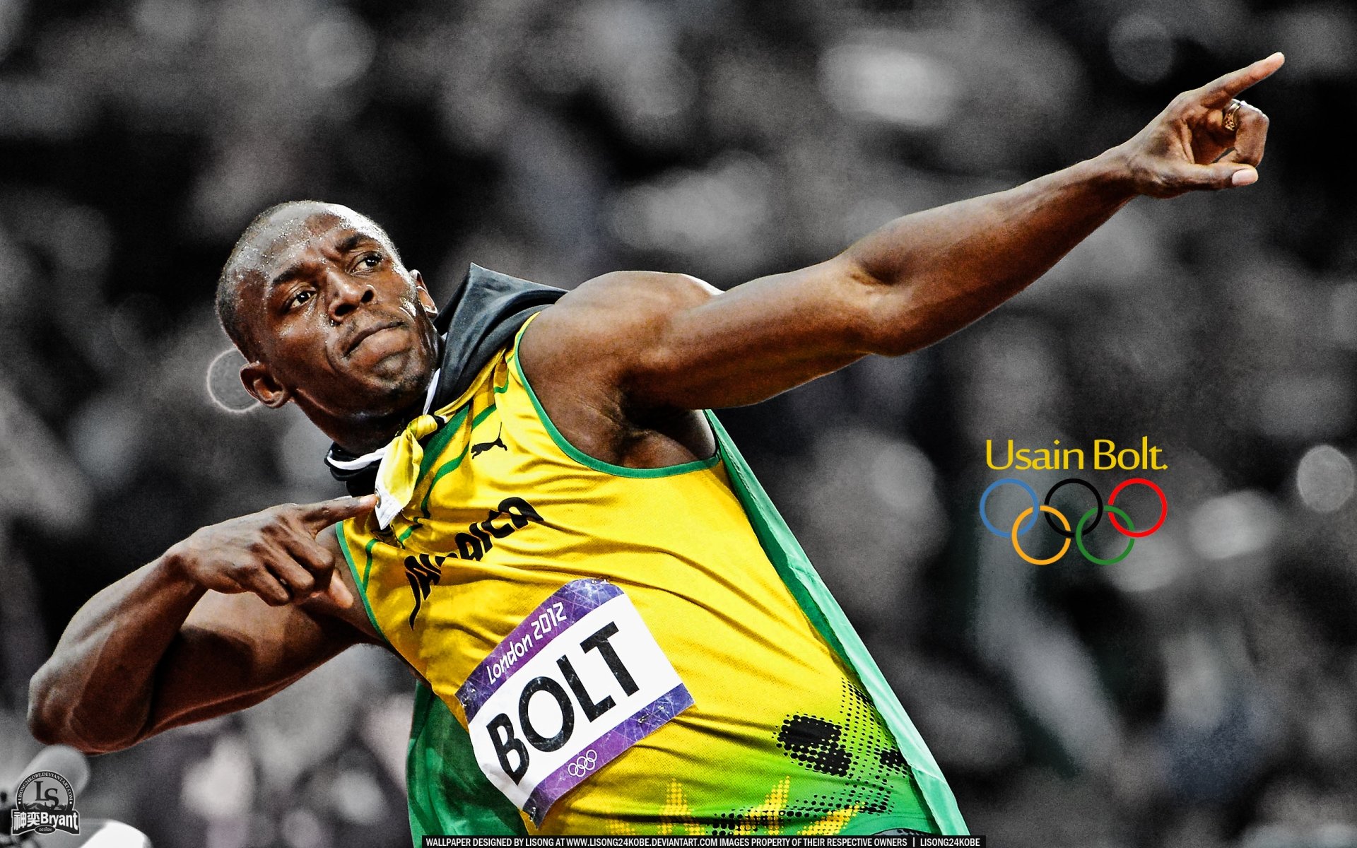Best Usain Bolt background ID:322659 for High Resolution hd 1920x1200 desktop