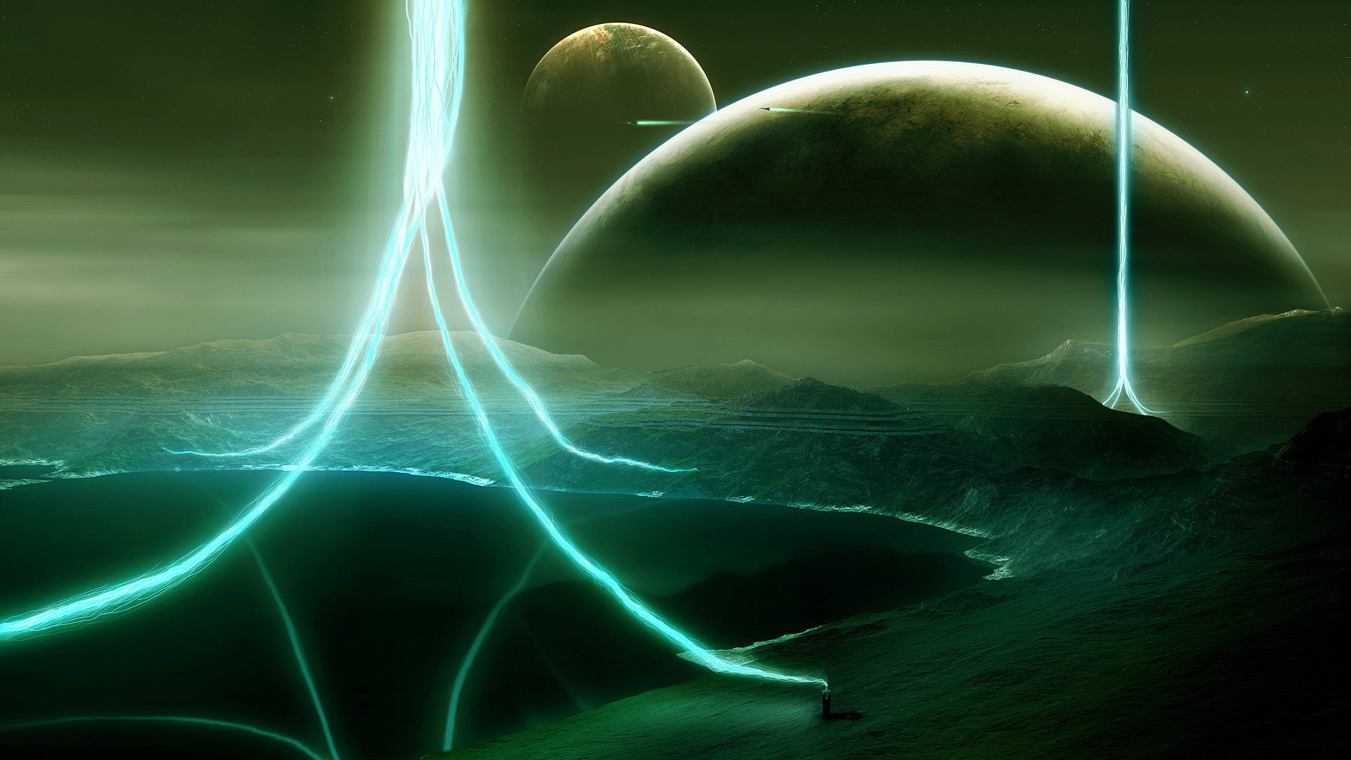 Awesome Planet Rise free background ID:193698 for hd 1920x1080 PC