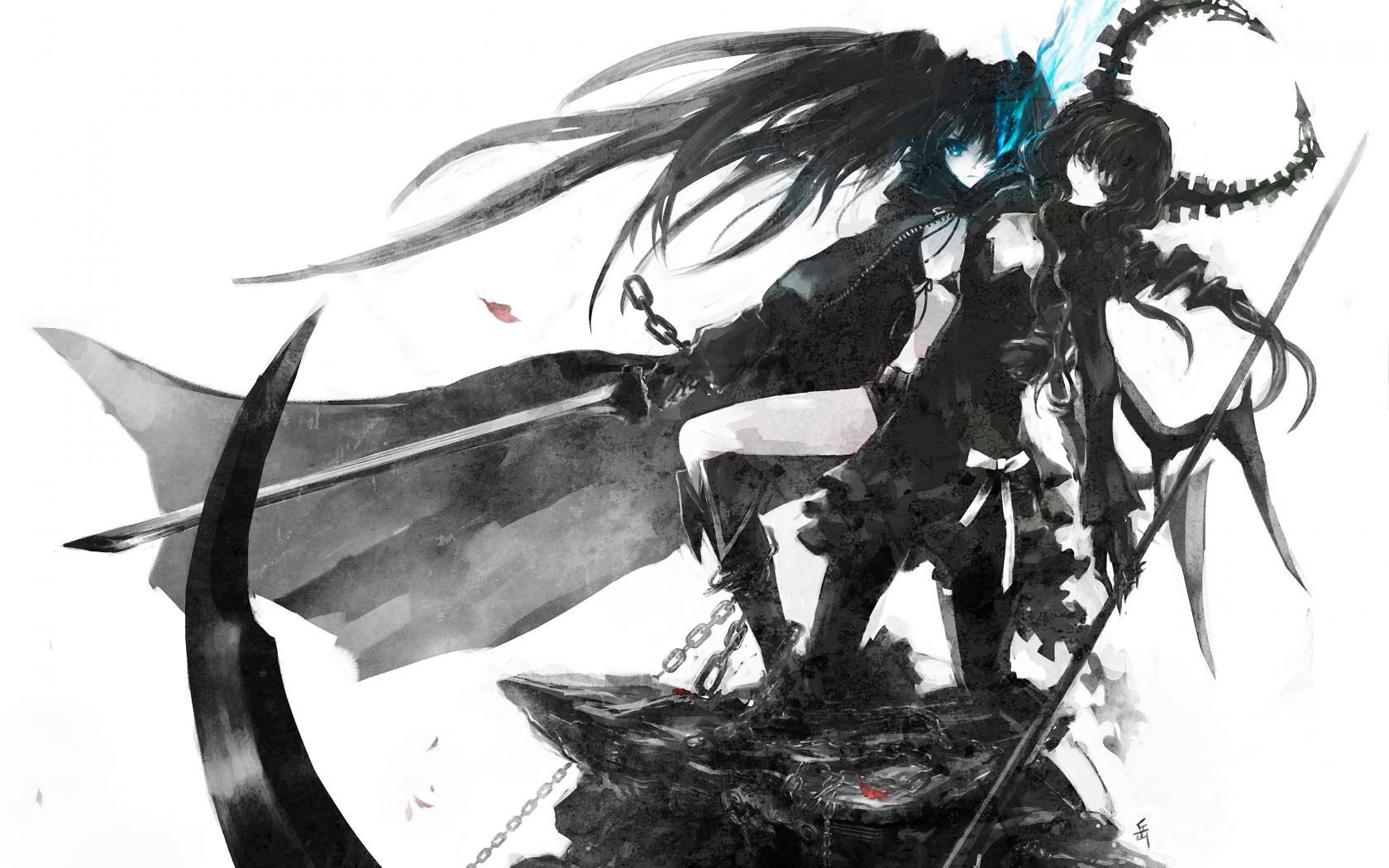 Free download Dead Master (Black Rock Shooter) wallpaper ID:454845 hd 1680x1050 for computer