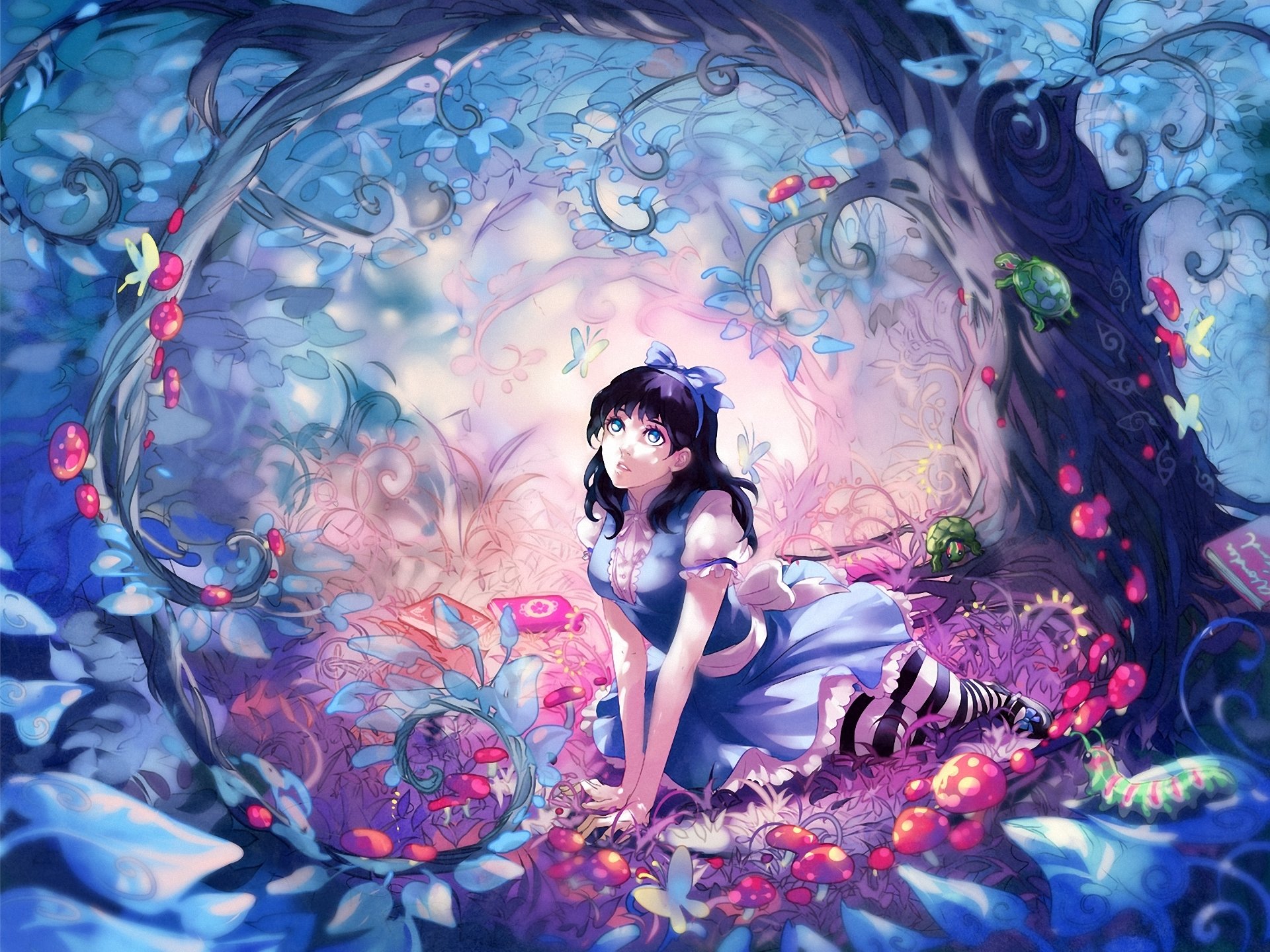 High resolution Alice In Wonderland Anime hd 1920x1440 background ID:473423 for PC