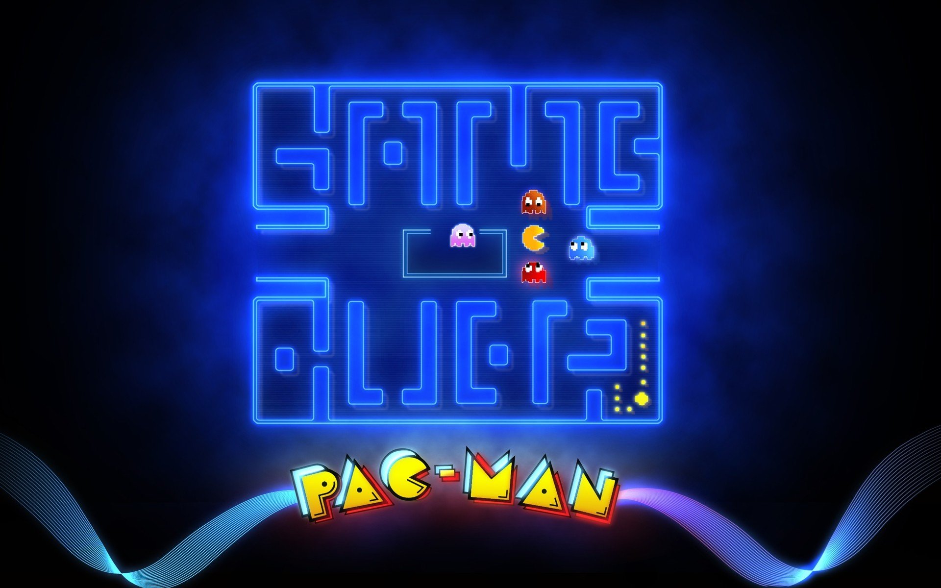 Download hd 1920x1200 Pac-Man computer wallpaper ID:231910 for free