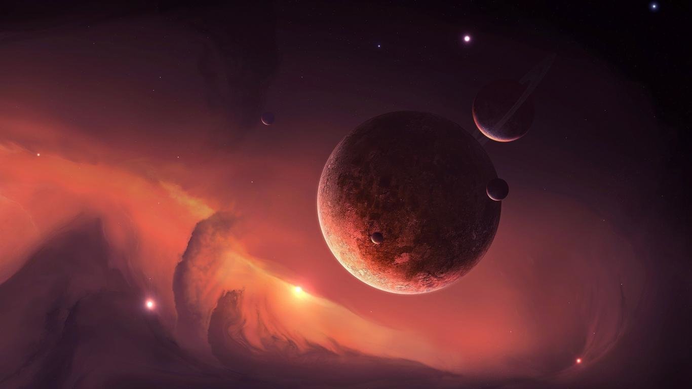 Free download Planets wallpaper ID:152842 hd 1366x768 for PC