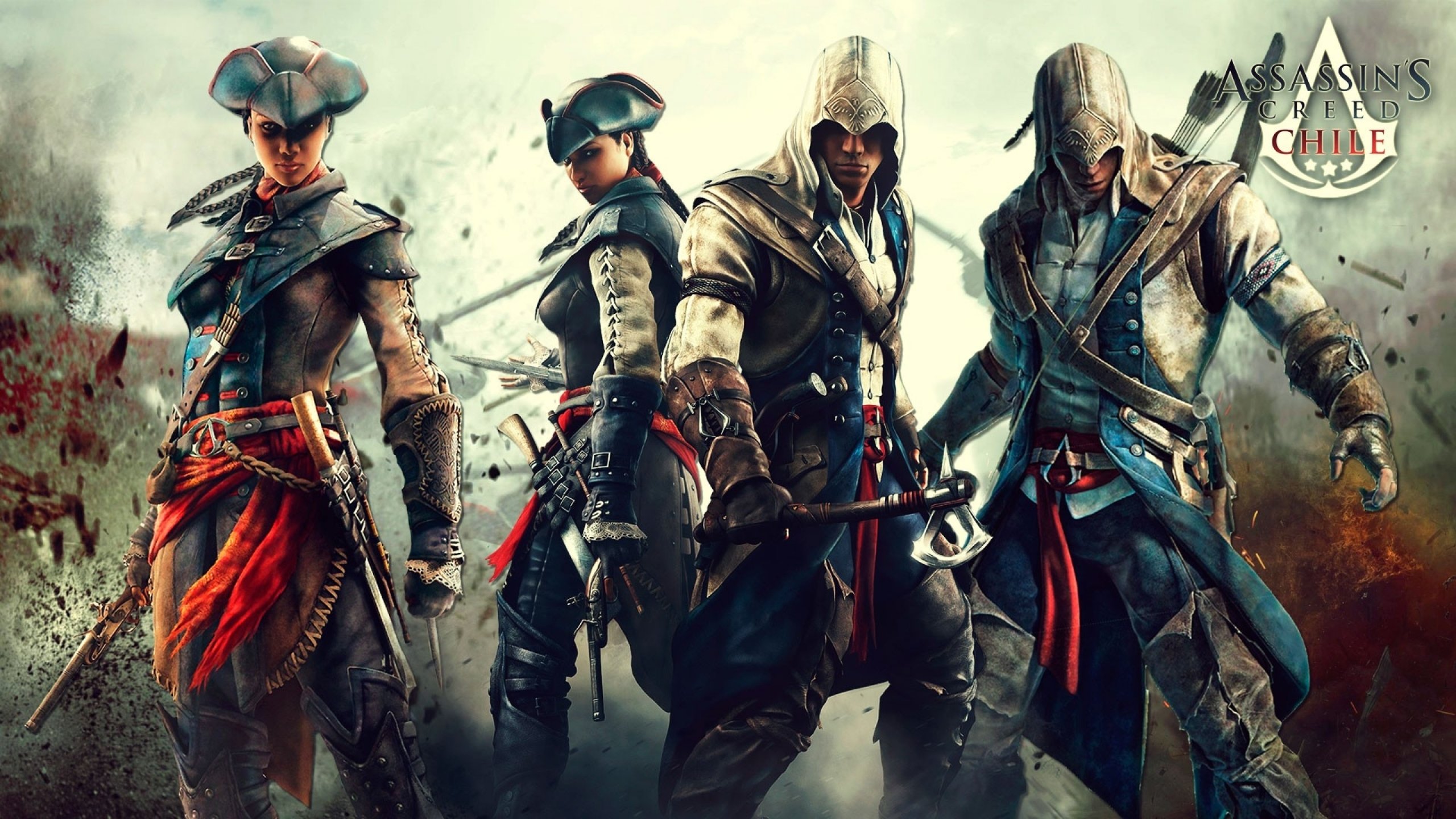 Free download Assassin's Creed 3 background ID:447295 hd 2560x1440 for computer