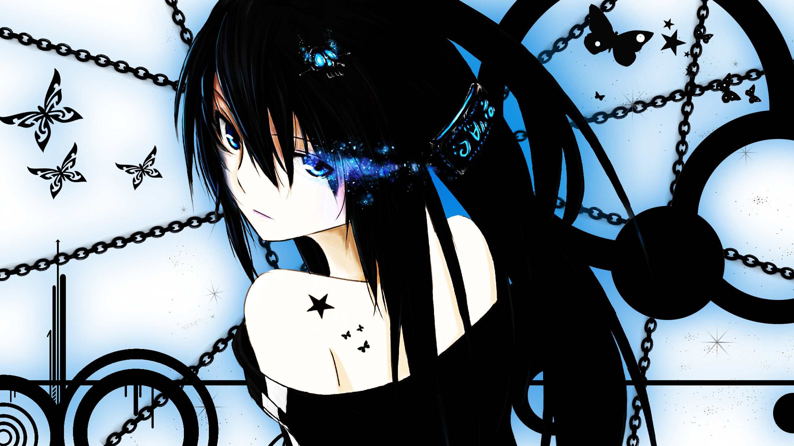Free download Black Rock Shooter wallpaper ID:454784 hd 2560x1440 for computer