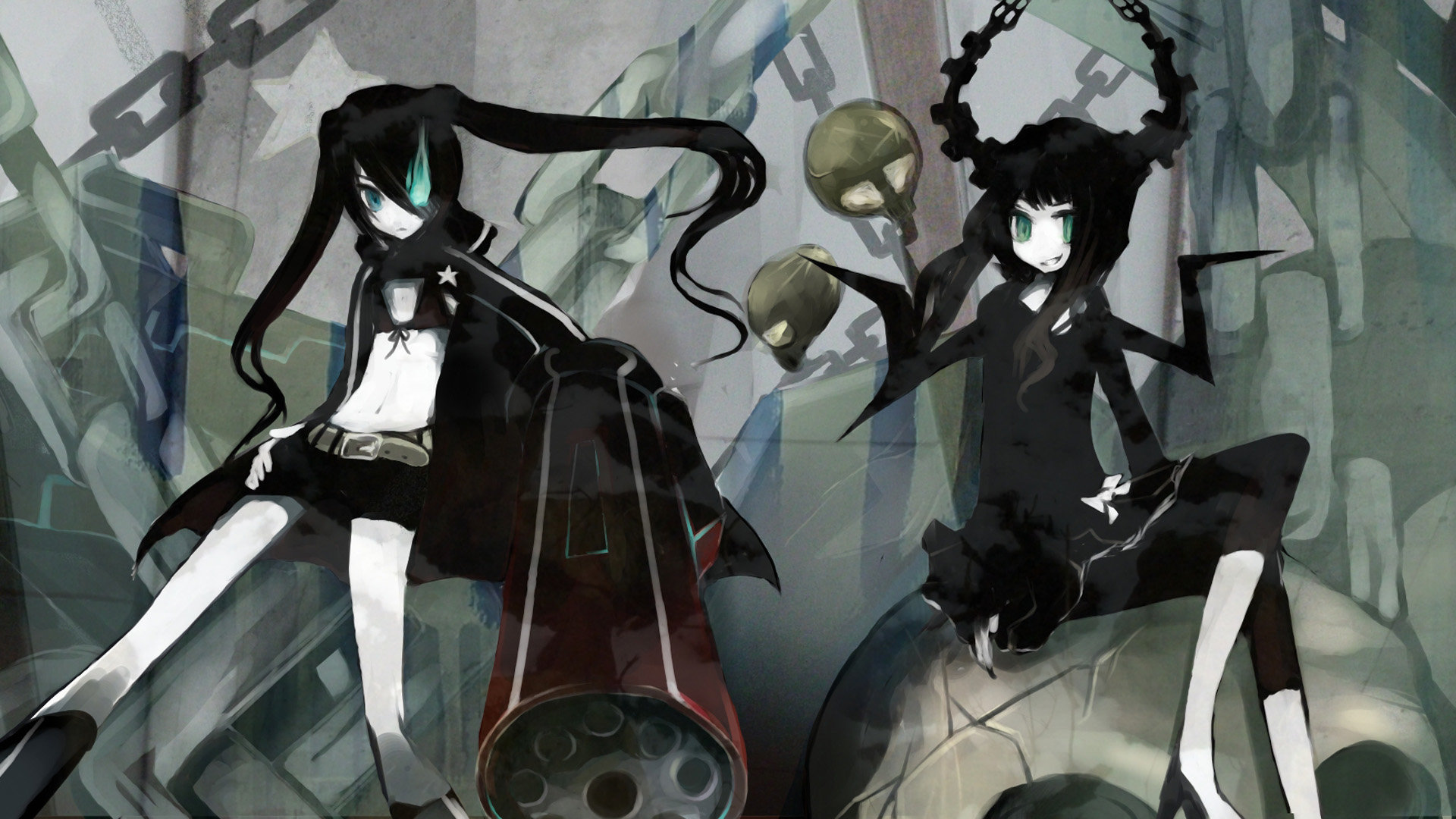 Awesome Dead Master (Black Rock Shooter) free wallpaper ID:453526 for full hd 1080p computer