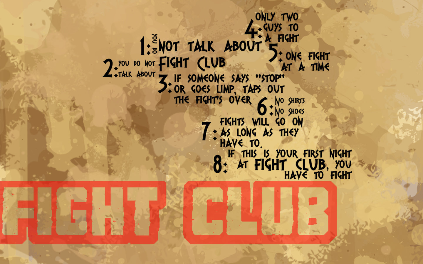 Awesome Fight Club free wallpaper ID:48288 for hd 1440x900 PC