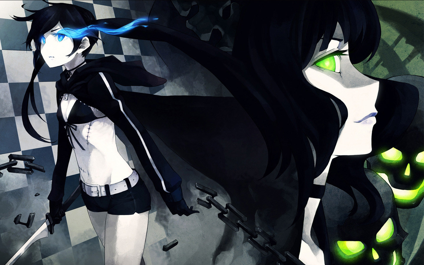 High resolution Dead Master (Black Rock Shooter) hd 1440x900 background ID:454321 for computer